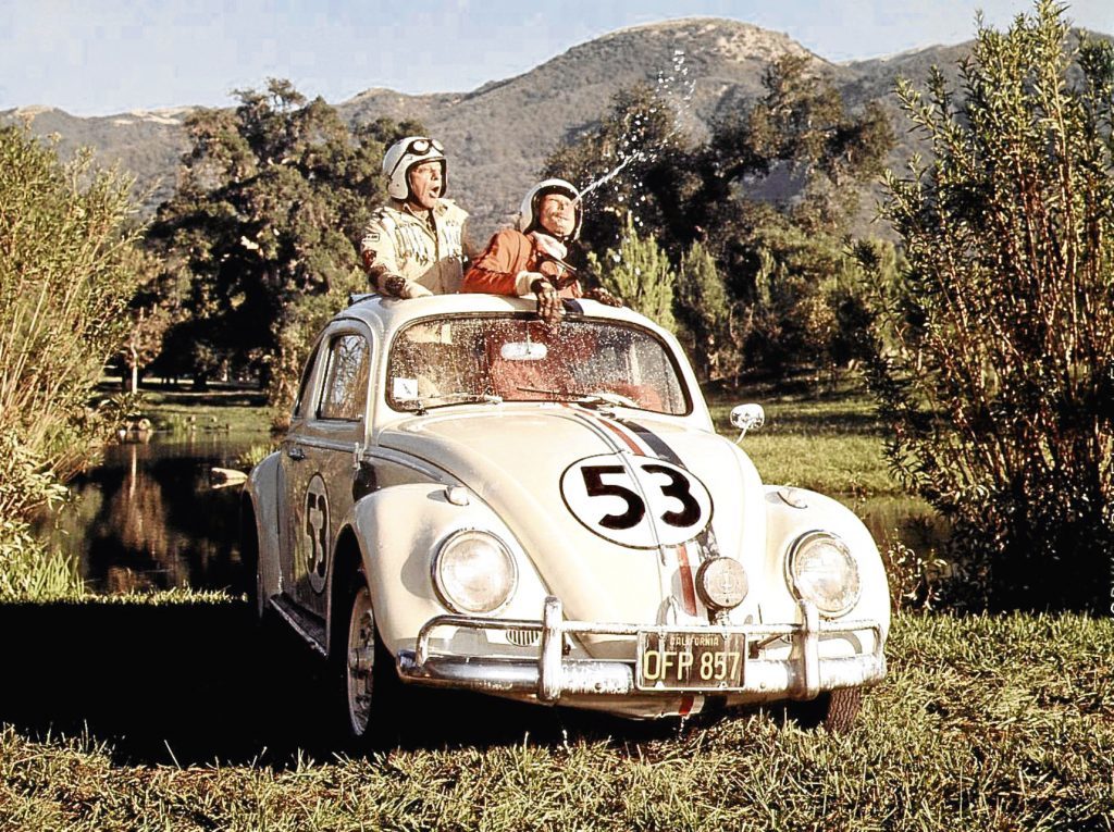 Herbie was the star of The Love Bug, 1968 (Allstar/DISNEY) 
