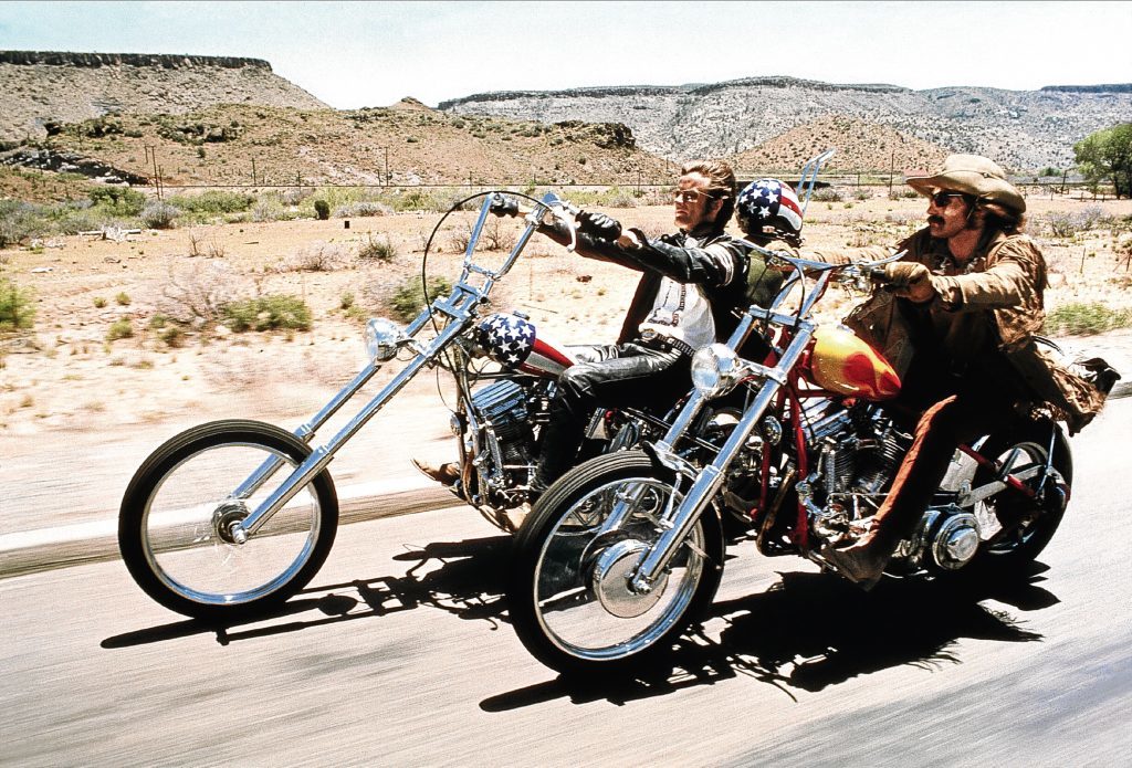 Peter Fonda and Dennis Hopper in Easy Rider, 1969 (Allstar/COLUMBIA)