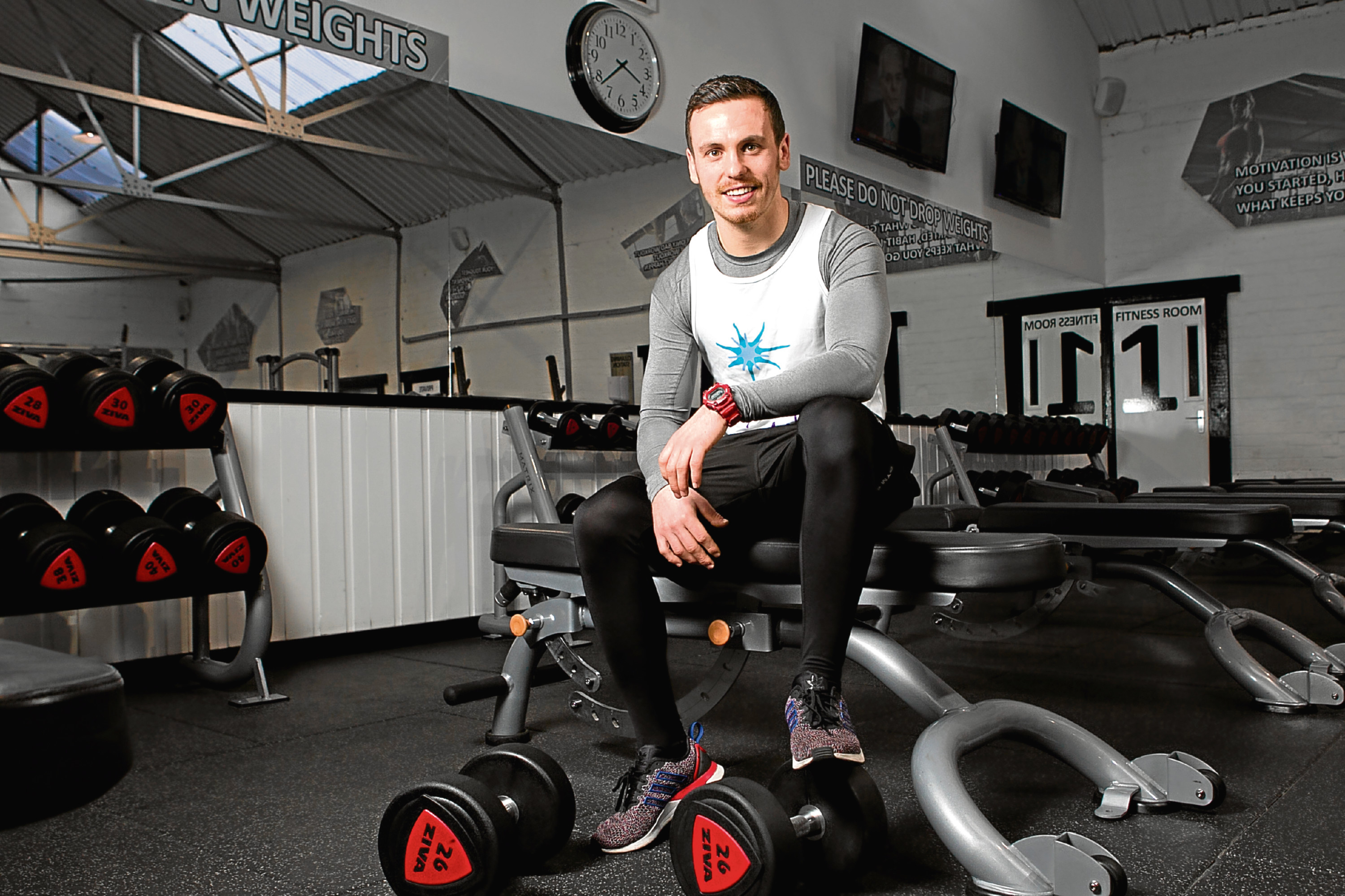 Fitness instructor Ben Smith who has epilepsy (Andrew Cawley / DC Thomson)