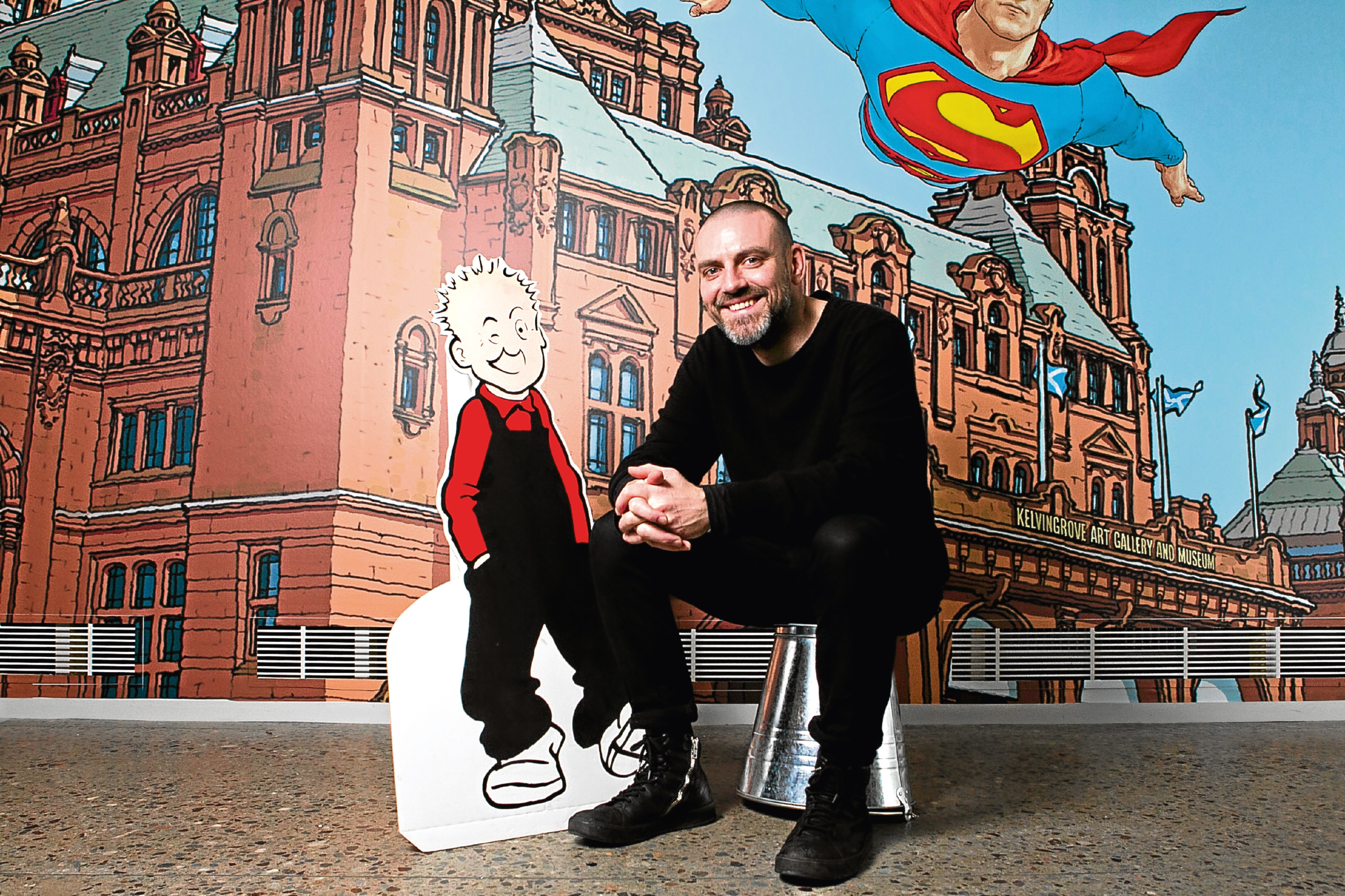 Vin Deighan, (aka Frank Quitely) was inspired by Oor Wullie and the Broons (Andrew Cawley / DC Thomson)