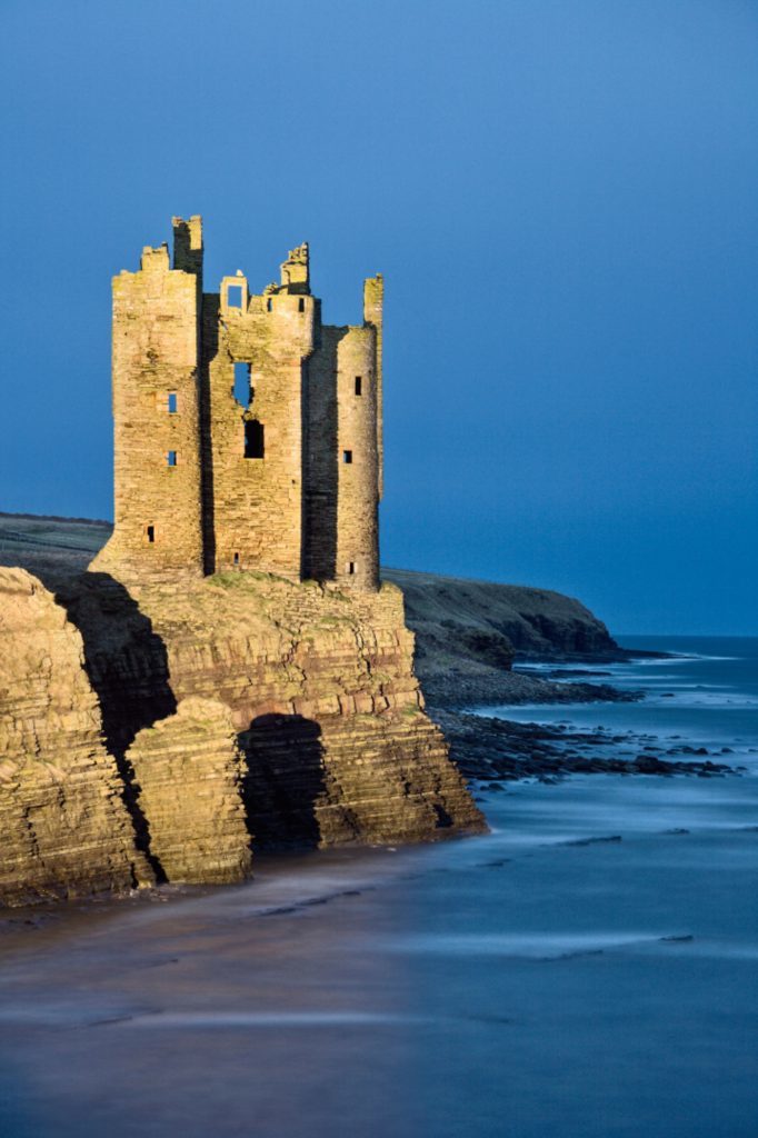Old Keiss Castle, Caithness, between John O'Groats and Wick, Scotland, United Kingdom, Europe