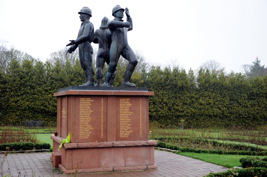The memorial for the Piper Alpha tragedy in Hazlehead Gardens in Aberdeen (Colin Rennie)