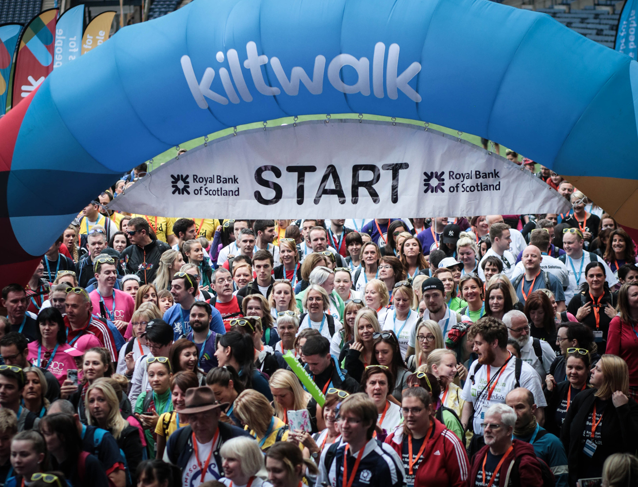 Last year's Royal Bank of Scotland Kiltwalk. (Royal Bank of Scotland Kiltwalk/PA Wire)