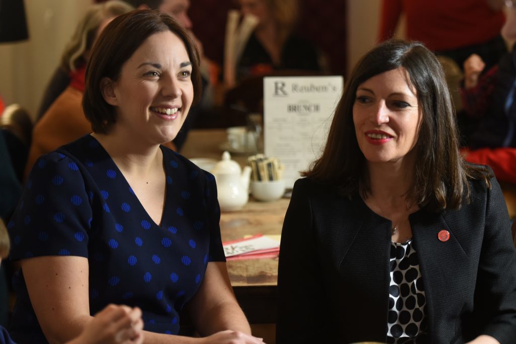 Cara Hilton and Scottish Labour leader Kezia Dugdale (Kim Cessford / DC Thomson)