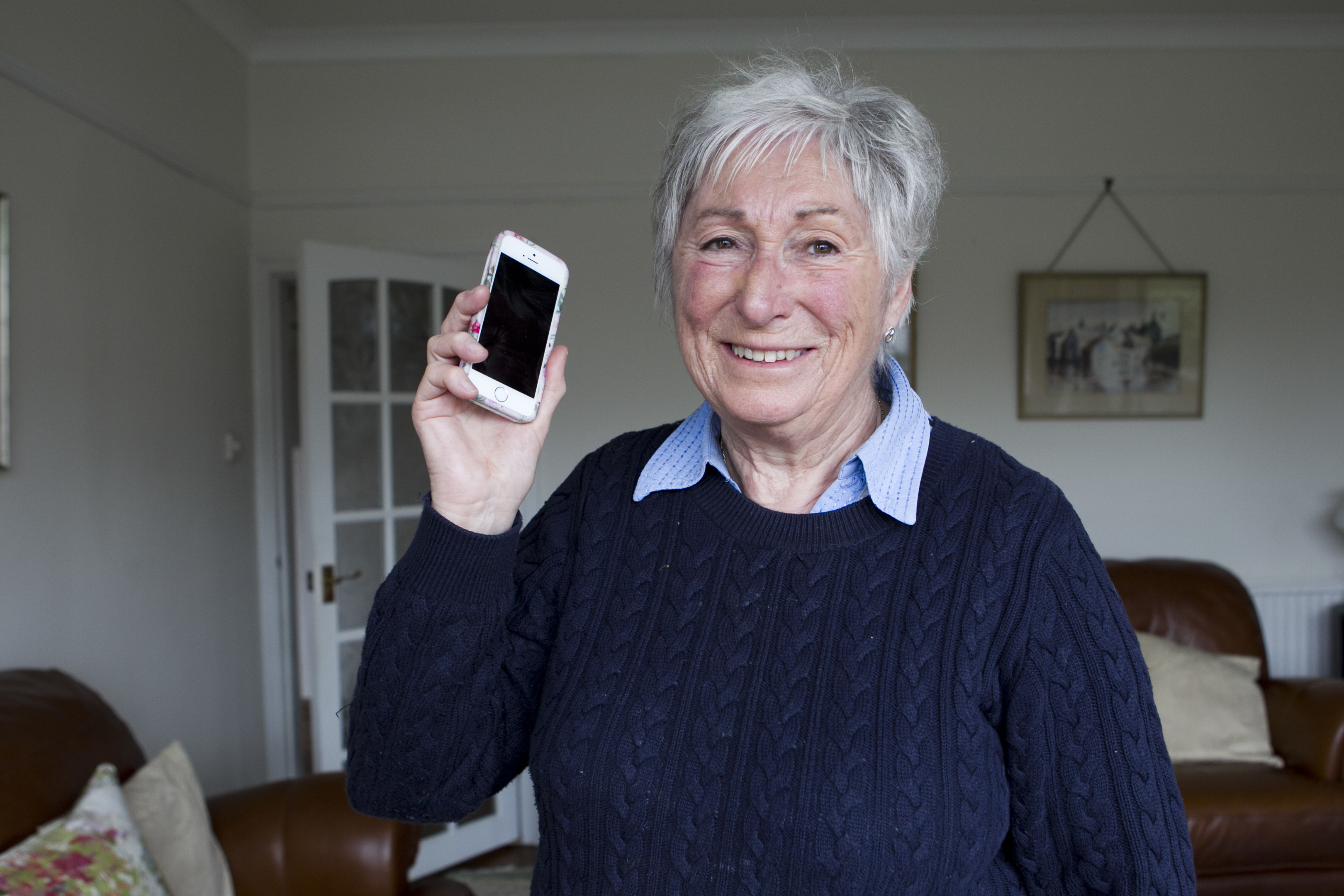 Irene Allan, who is happy after Raw Deal helped her claim back money from EE, after she was overcharged using her mobile phone abroad. (Andrew Cawley)