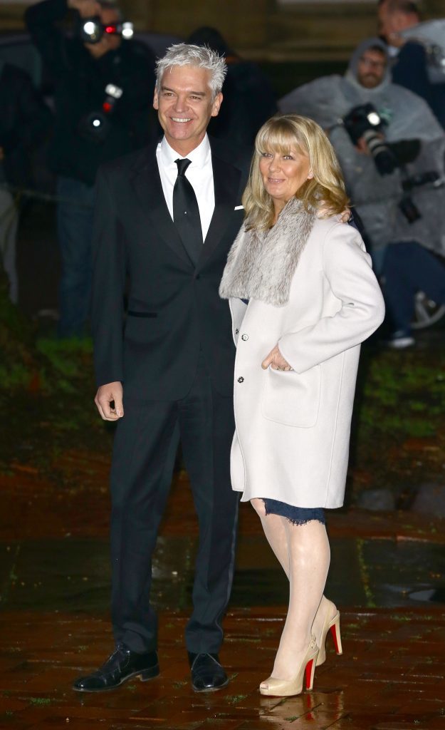 Philip and wife Stephanie (Gareth Fuller / PA) 