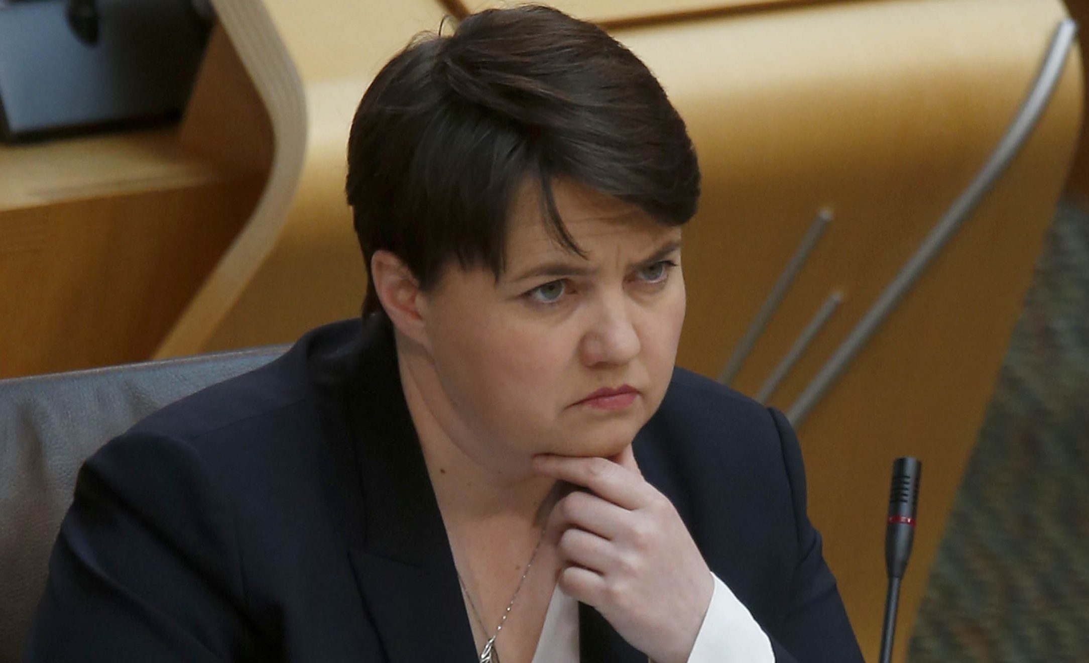 Ruth Davidson at FMQs (Fraser Bremner)