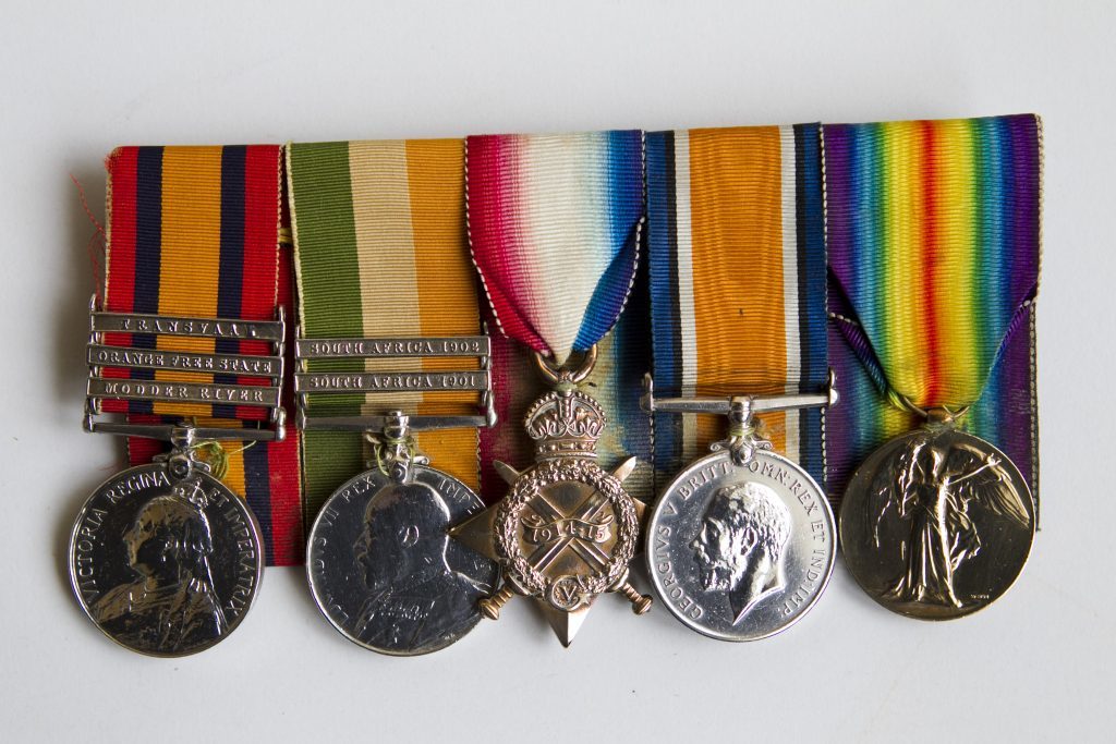 John's War medals