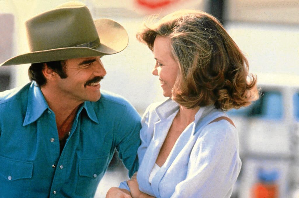 Burt Reynolds With Sally Field in Smokey and the Bandit, 1977 (Allstar/UNIVERSAL) 