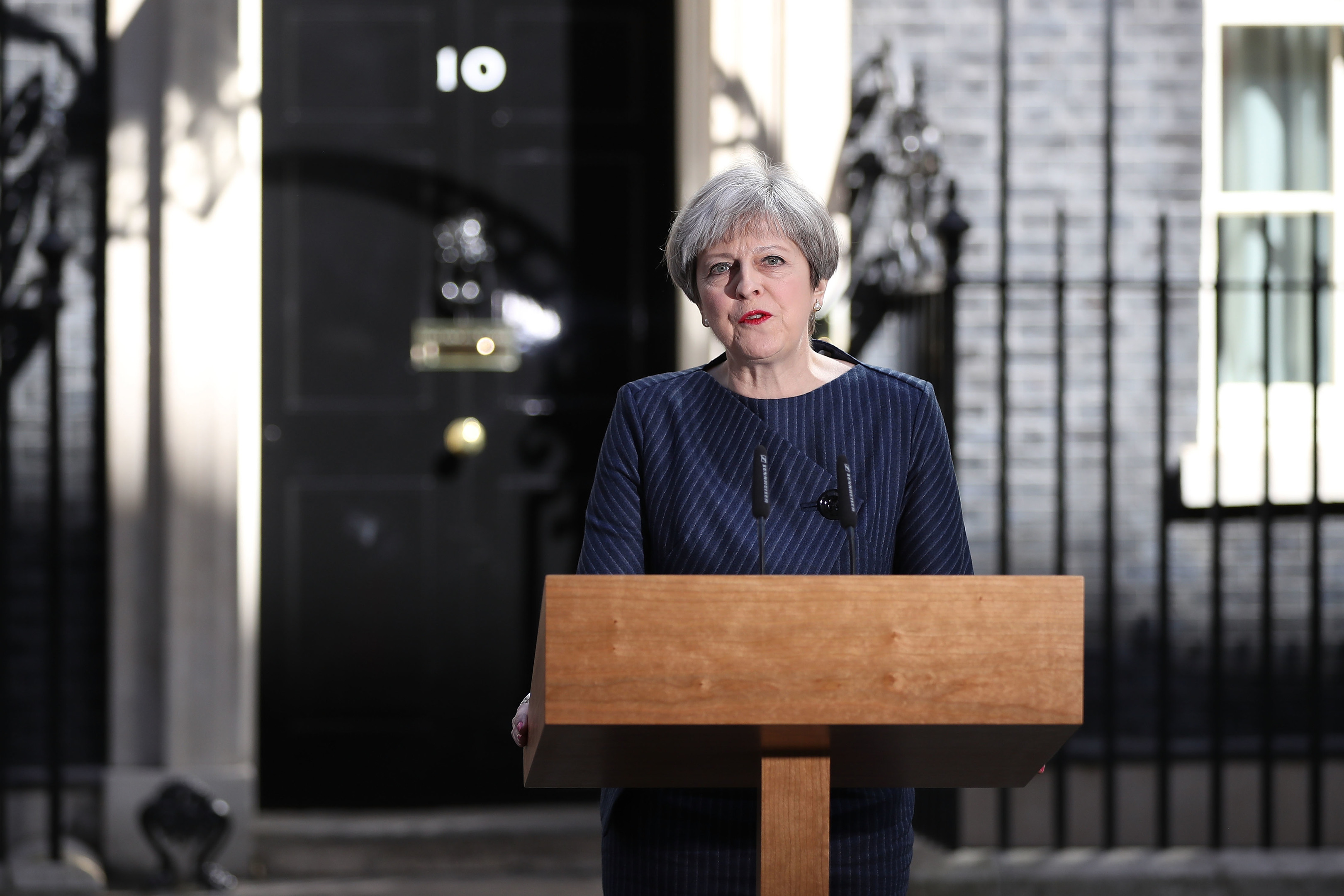 Prime Minister Theresa May makes a statement (Dan Kitwood/Getty Images)