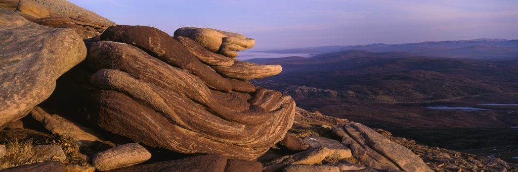 Torridonian Sandstone Tor overlooking Knockan Crag, Assynt (Colin Prior)