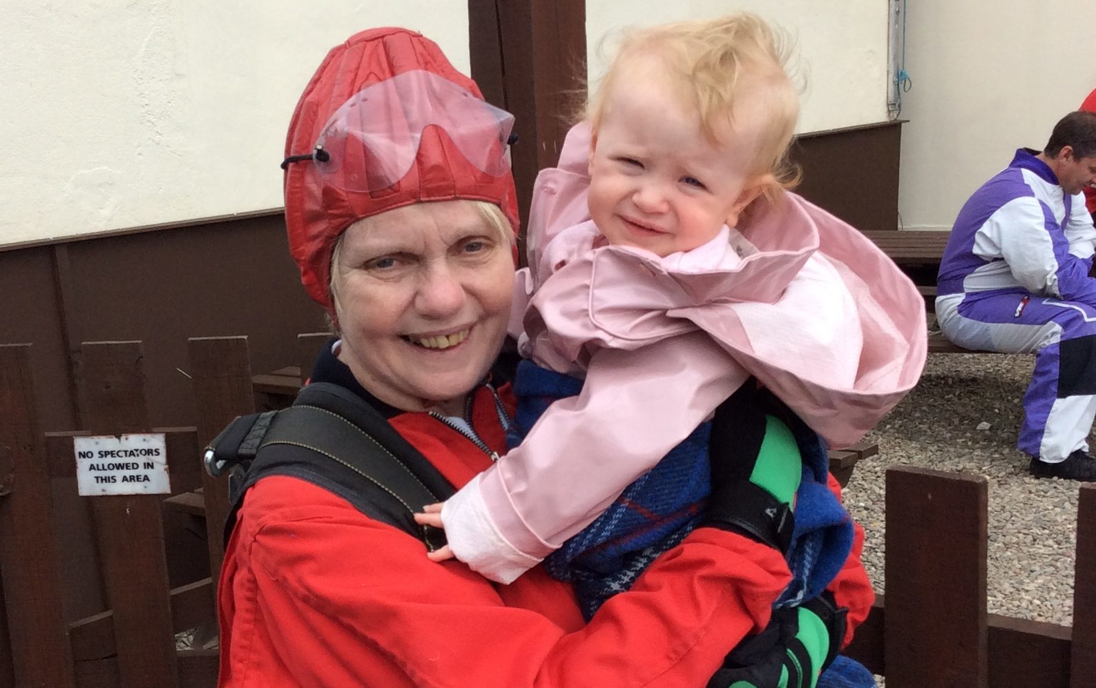 Doreen, with her granddaughter, is something of a daredevil despite her Parkinson’s​