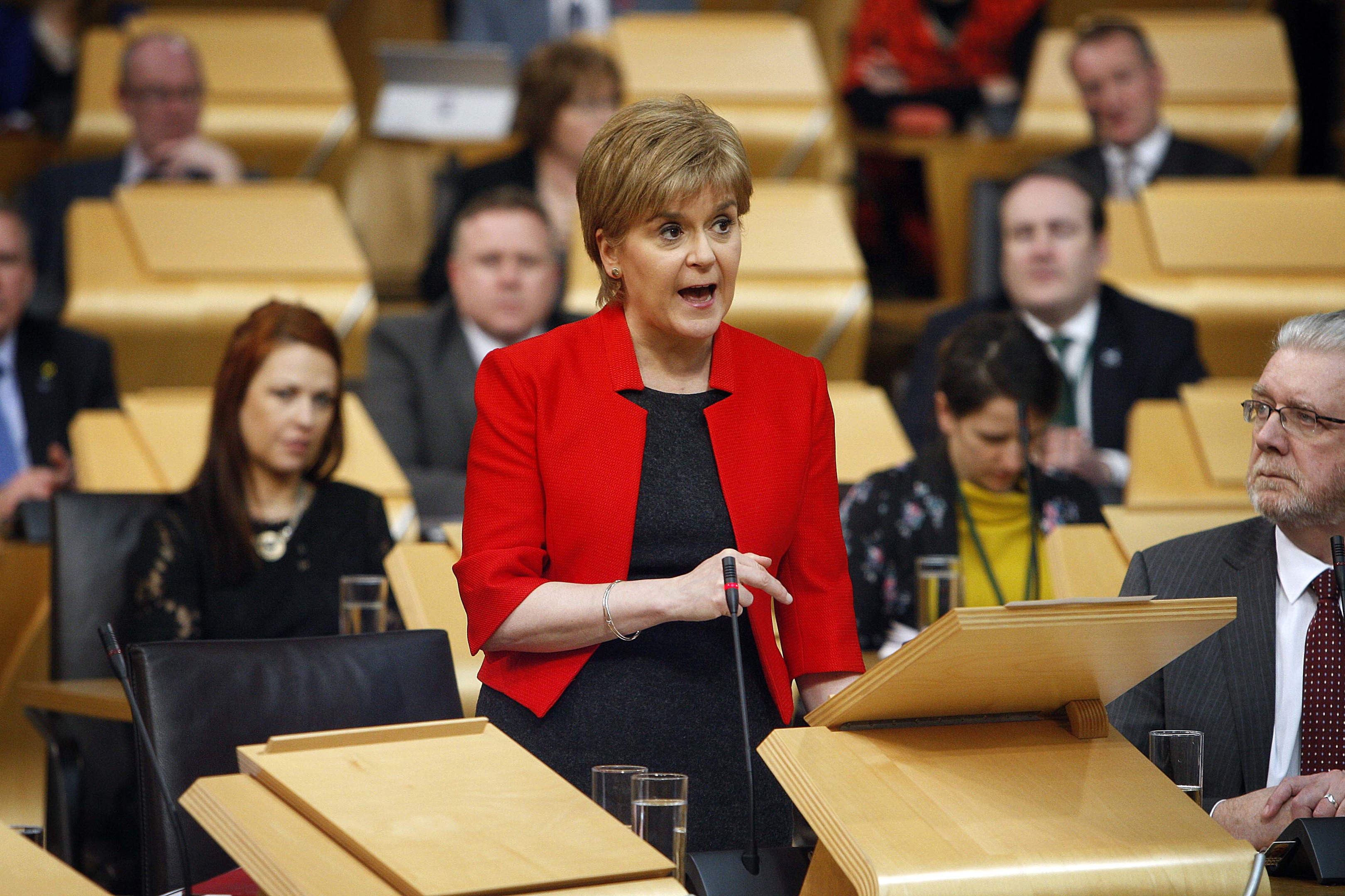 First Minister Nicola Sturgeon (Andrew Cowan/Scottish Parliament)