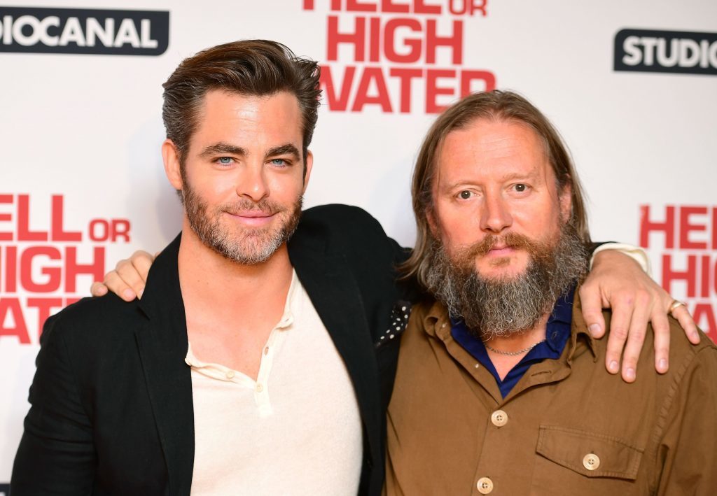 Chris Pine and director David Mackenzie (PA)