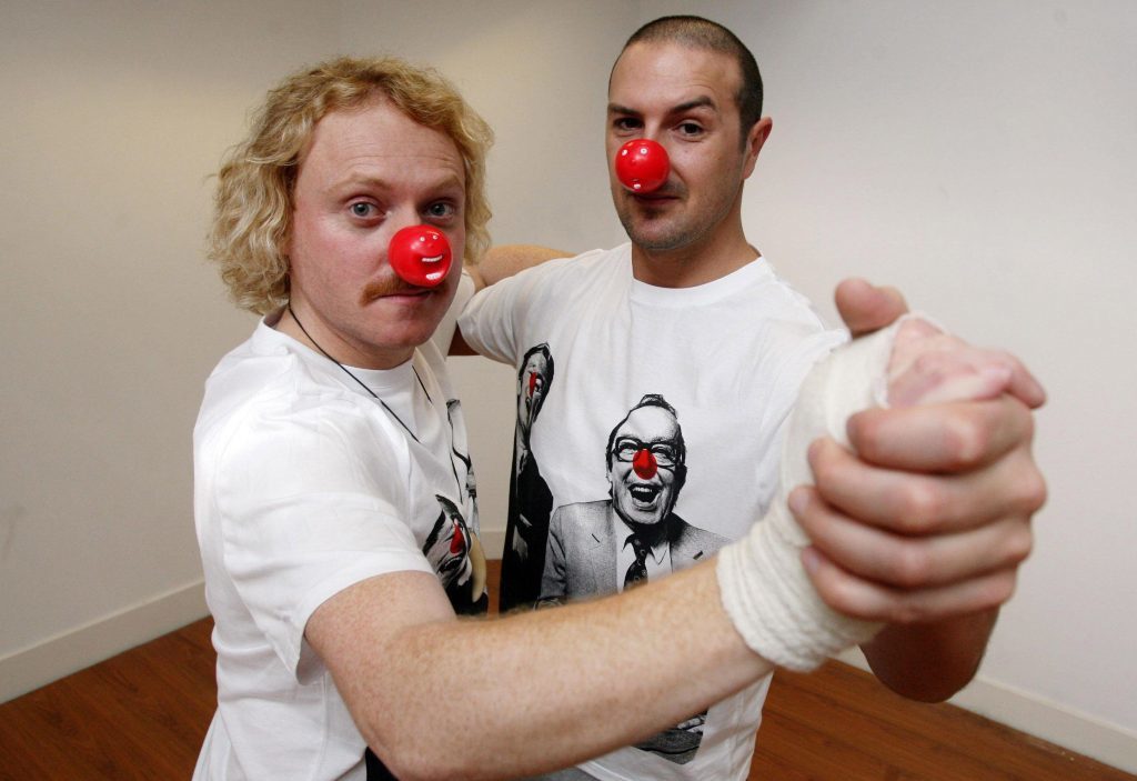 Paddy with Leigh Francis (PA)