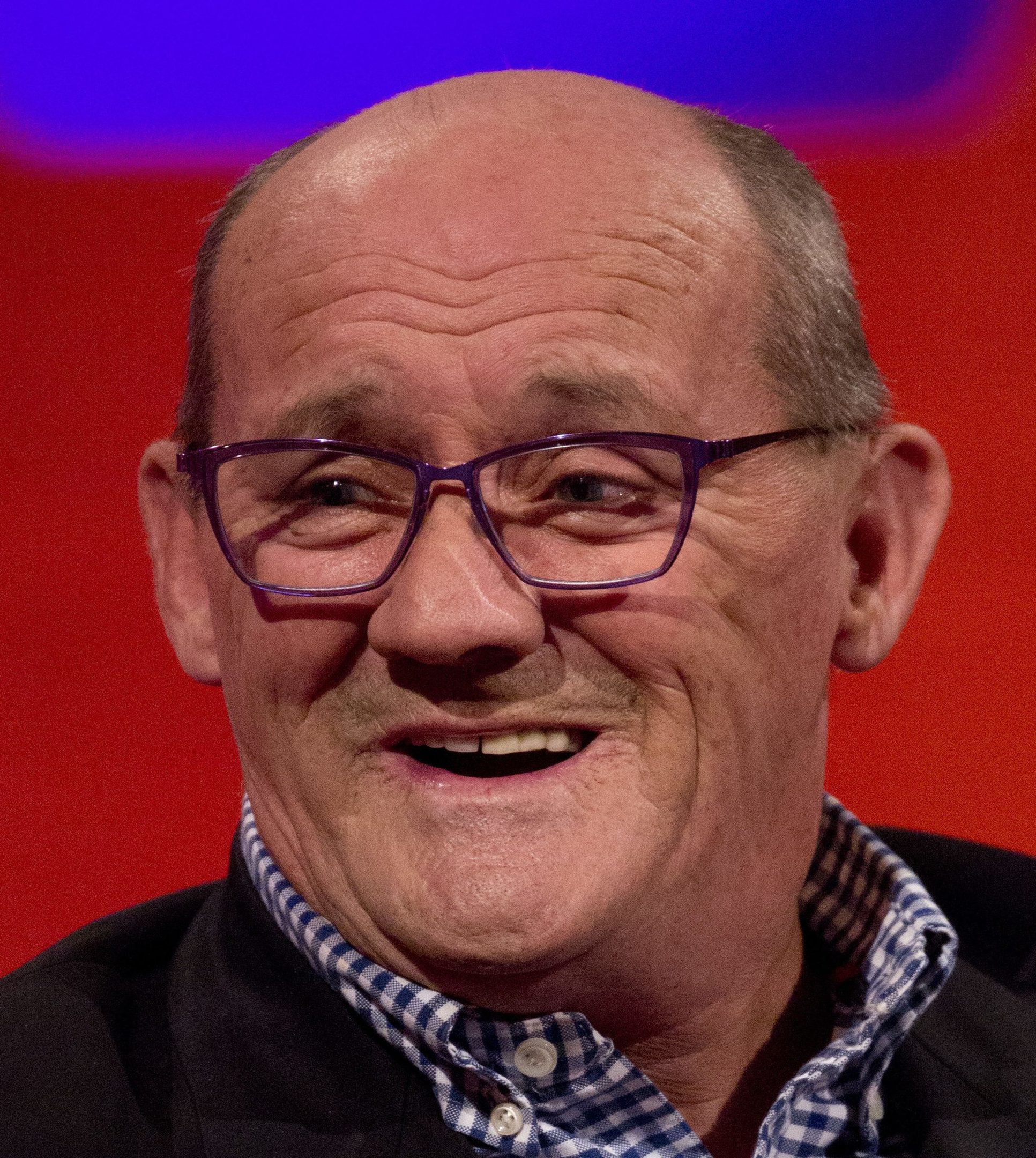 Brendan O'Carroll during the filming of the Graham Norton Show (PA Images on behalf of So TV)