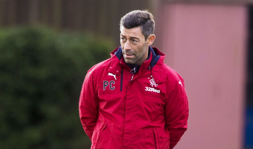 Rangers manager Pedro Caixinha at training (SNS Group)