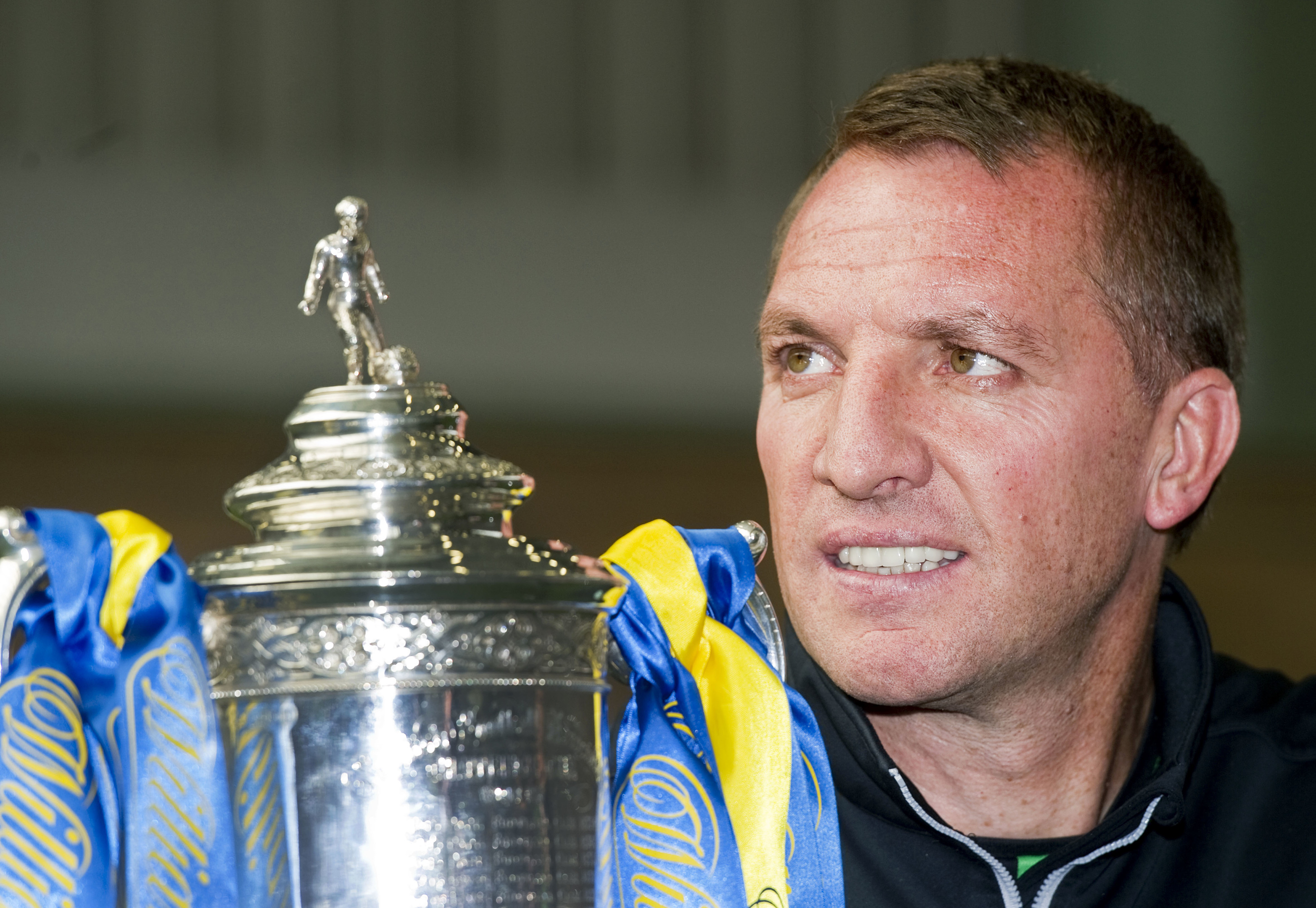 Celtic manager Brendan Rodgers previews their William Hill Scottish Cup semi-final against Rangers (SNS Group / Ross MacDonald)
