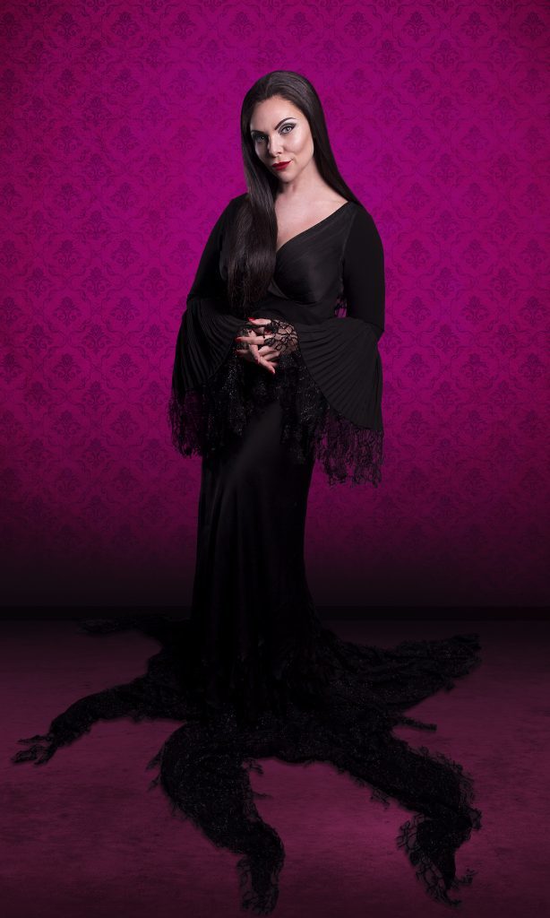 Sam is starring as Morticia in The Addams Family (Matt Martin)
