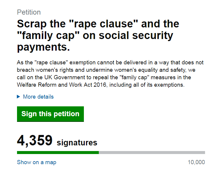 Scrap rape clause