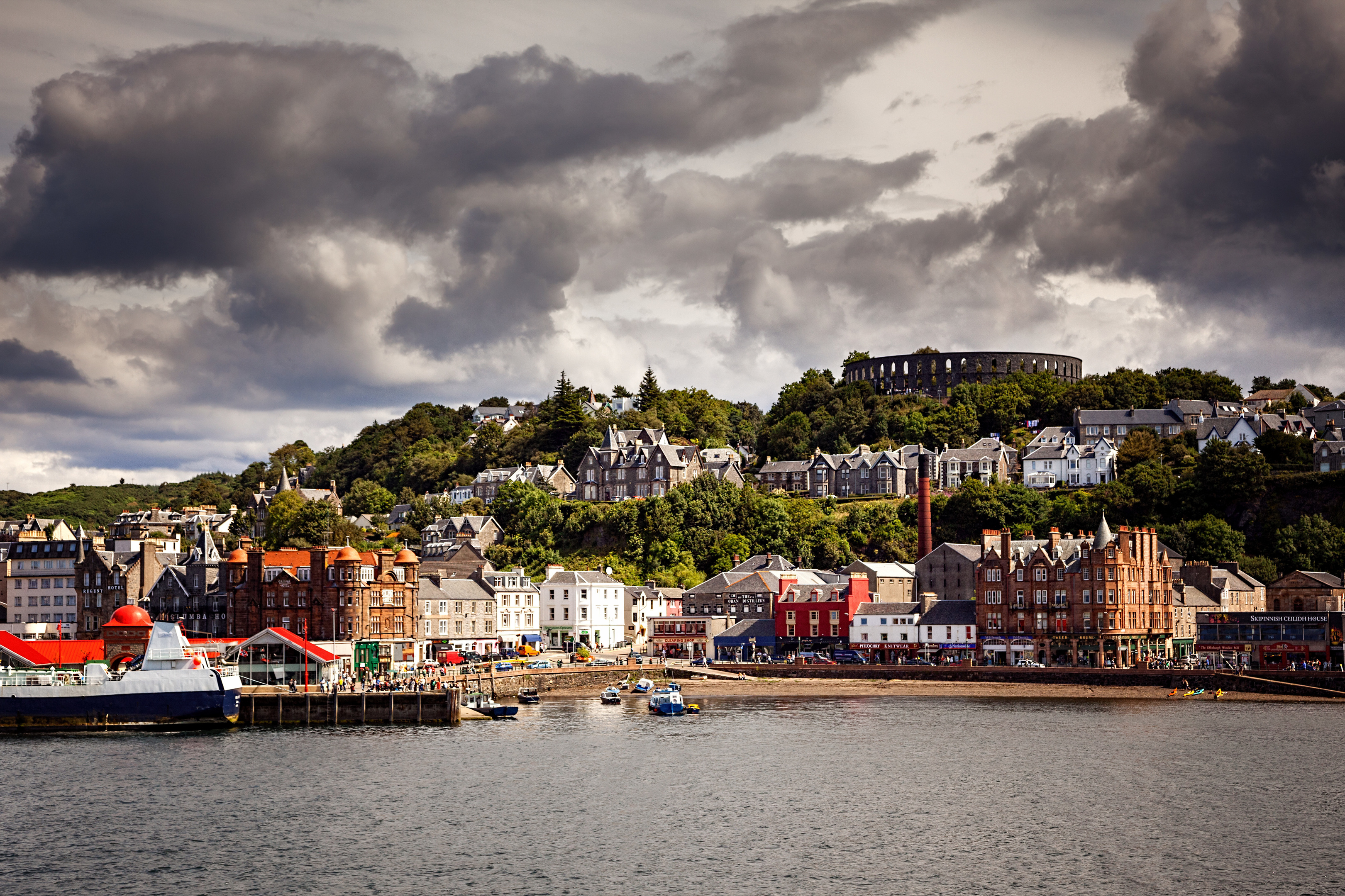 The port of Oban on the west coast of Scotland, UK. (iStock)