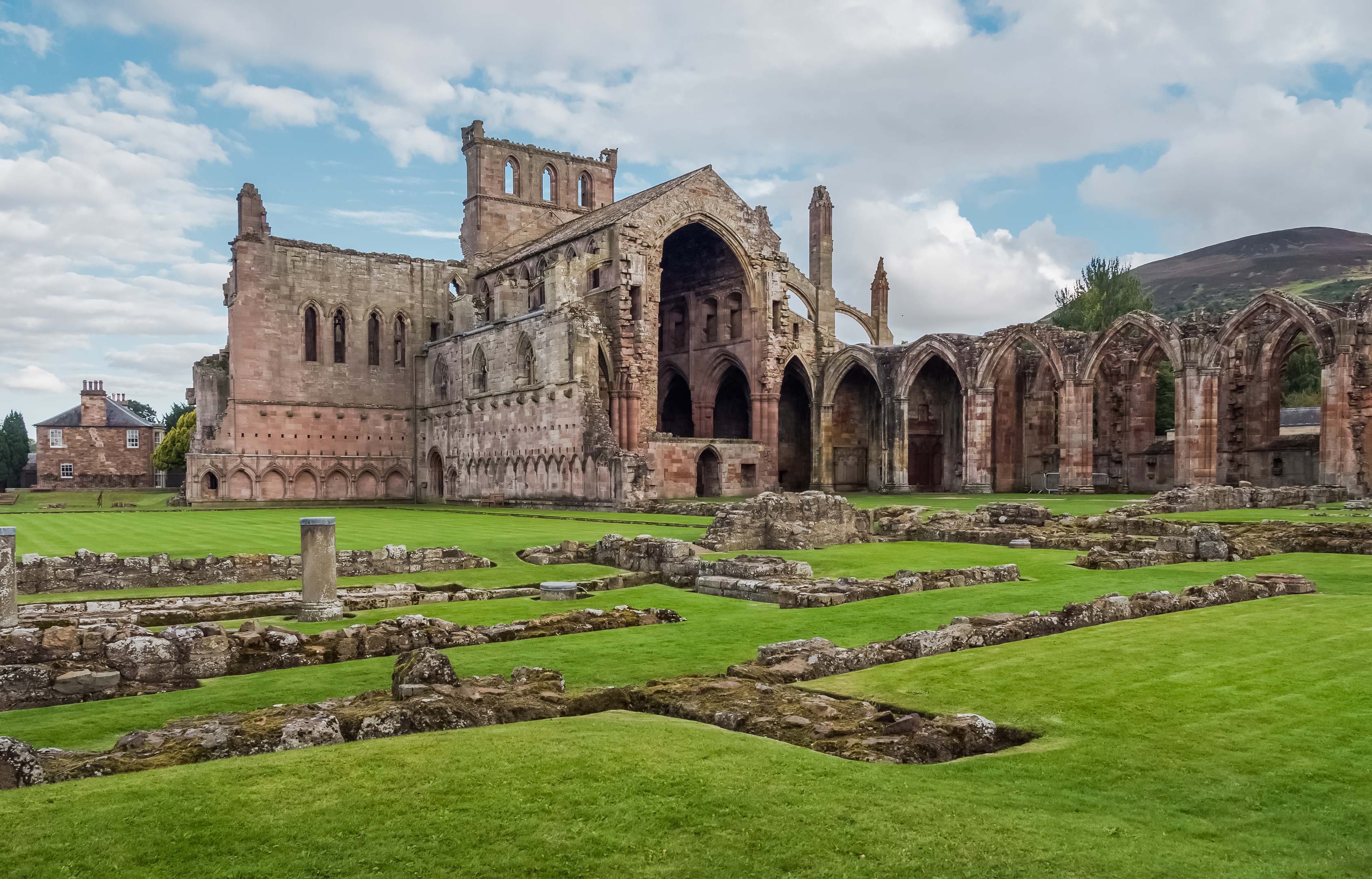 The ruins of Melrose Abbey (Getty Images)