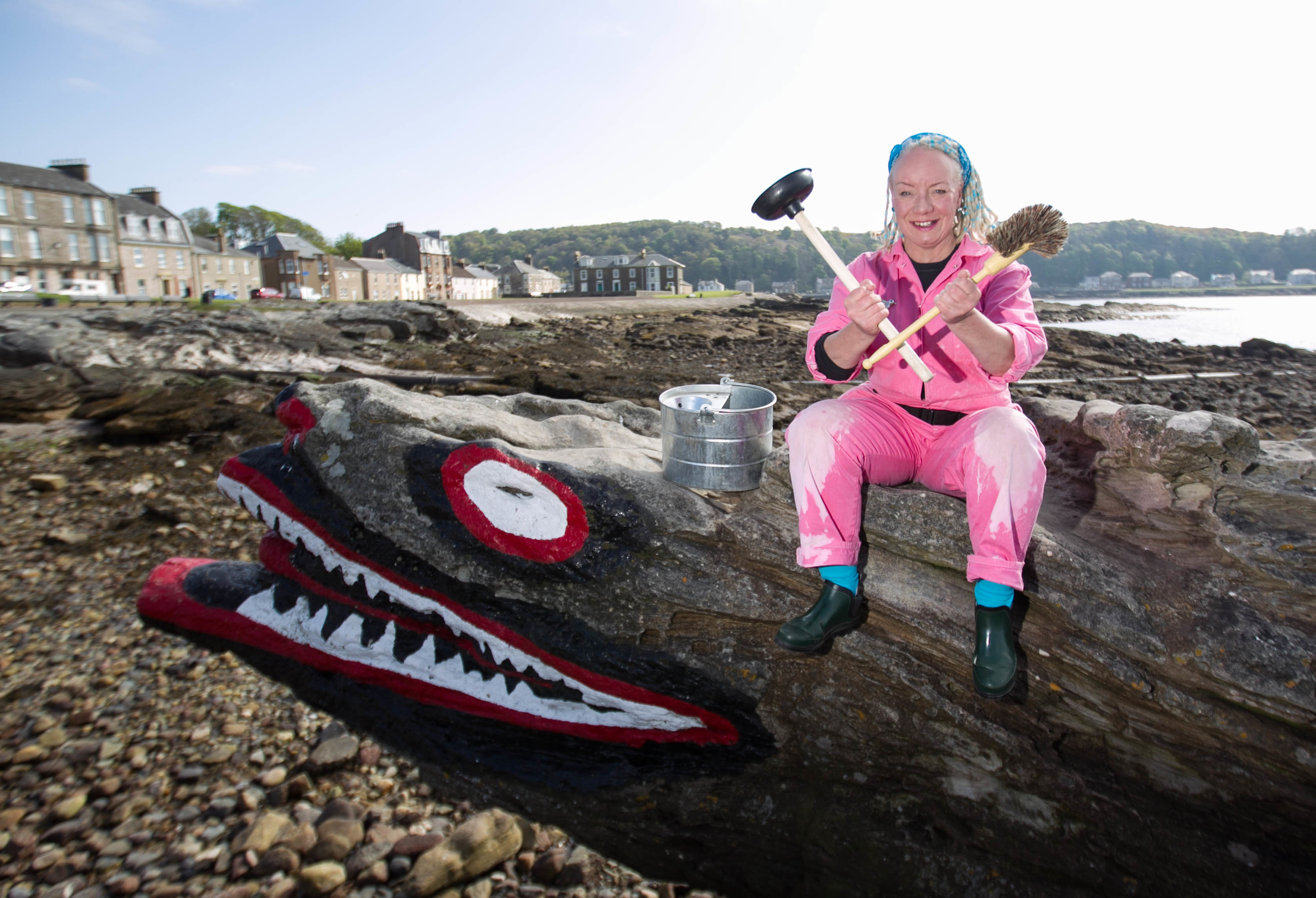 Suki McGregor took over the maintenance of the public toilets on Cumbrae when the council said they could no longer afford the upkeep (Chris Austin / DC Thomson)