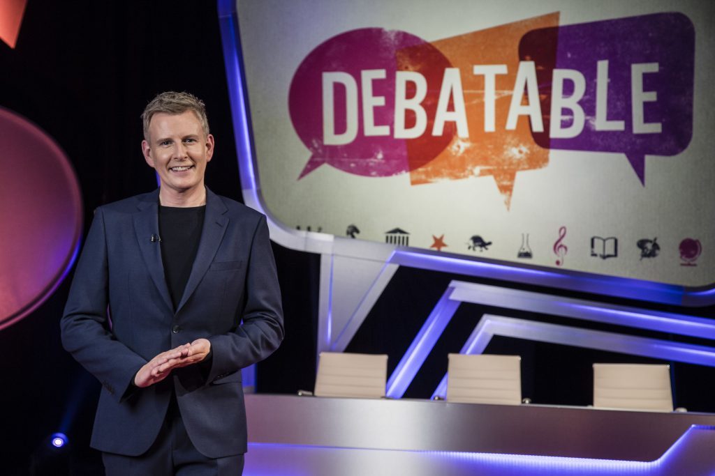 Patrick hosts new show Debatable (Hungry Bear Media / Paul Hepplewhite)
