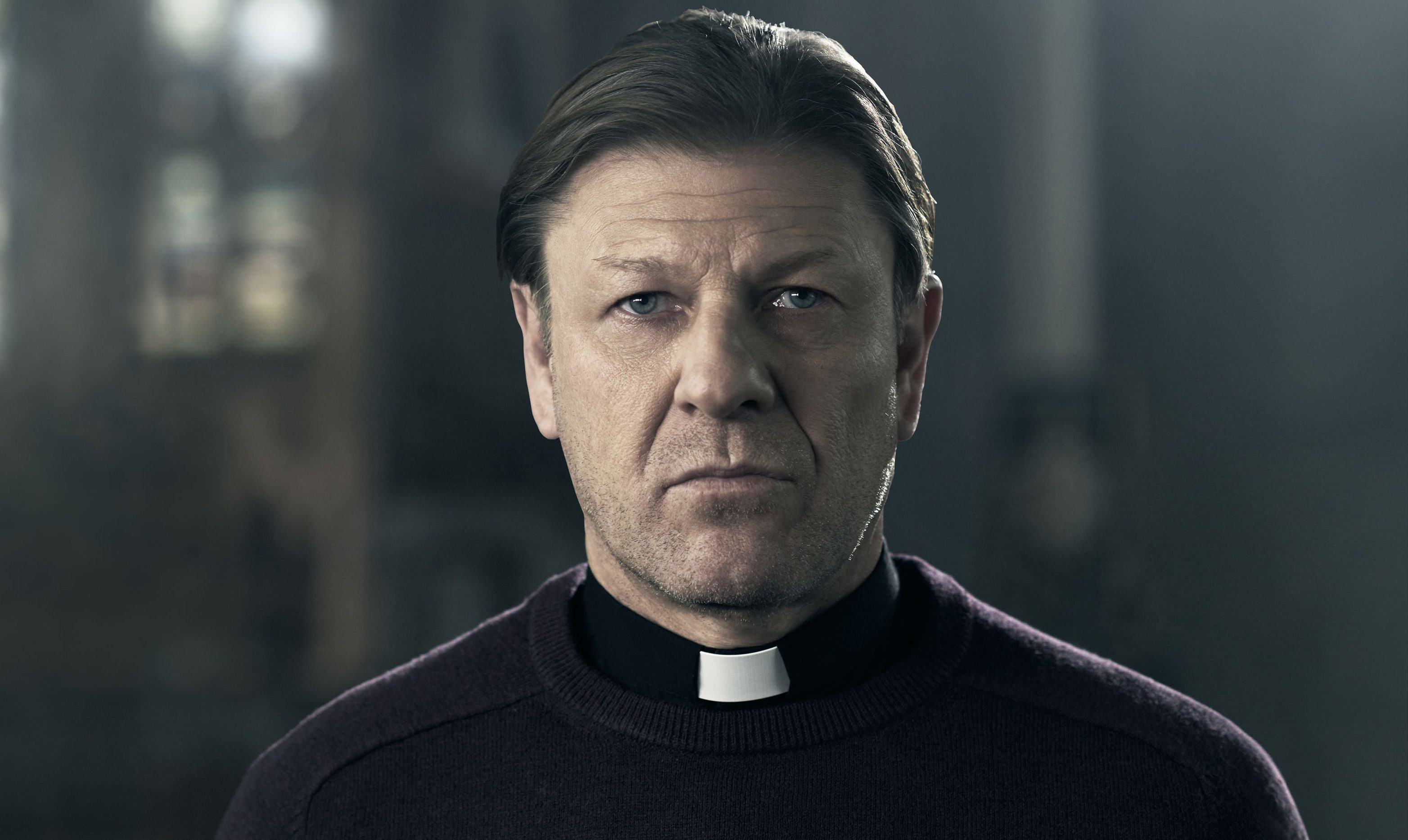 Sean Bean plays Father Michael Kerrigan in Broken (BBC / Des Willie)