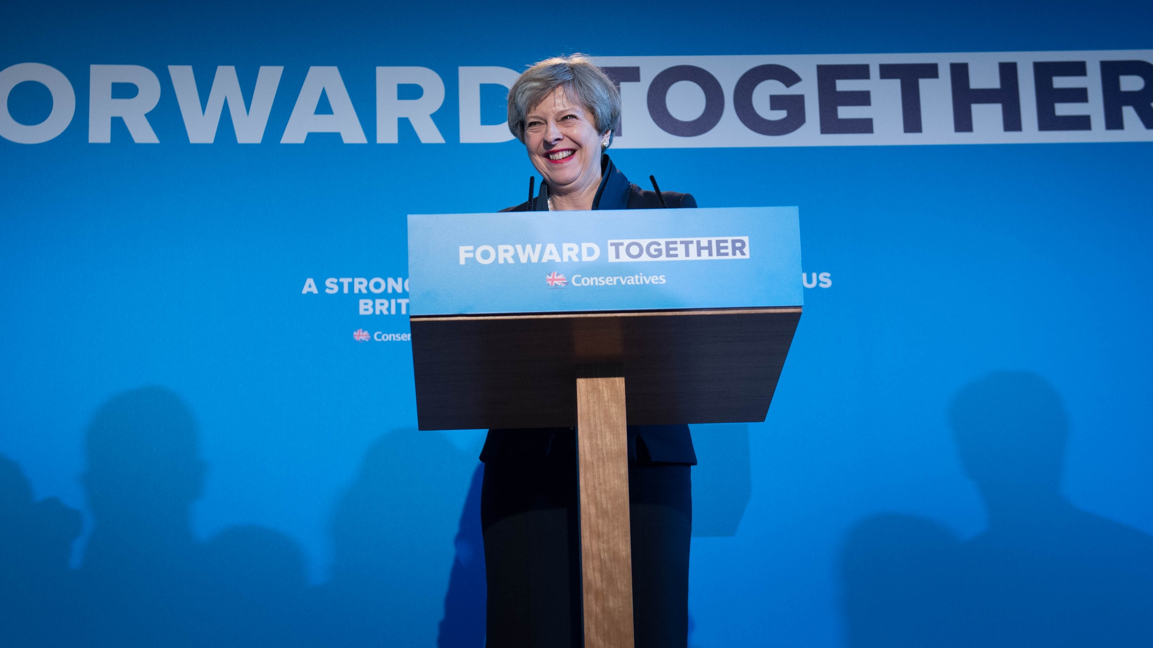 Theresa May launches the Conservative manifesto