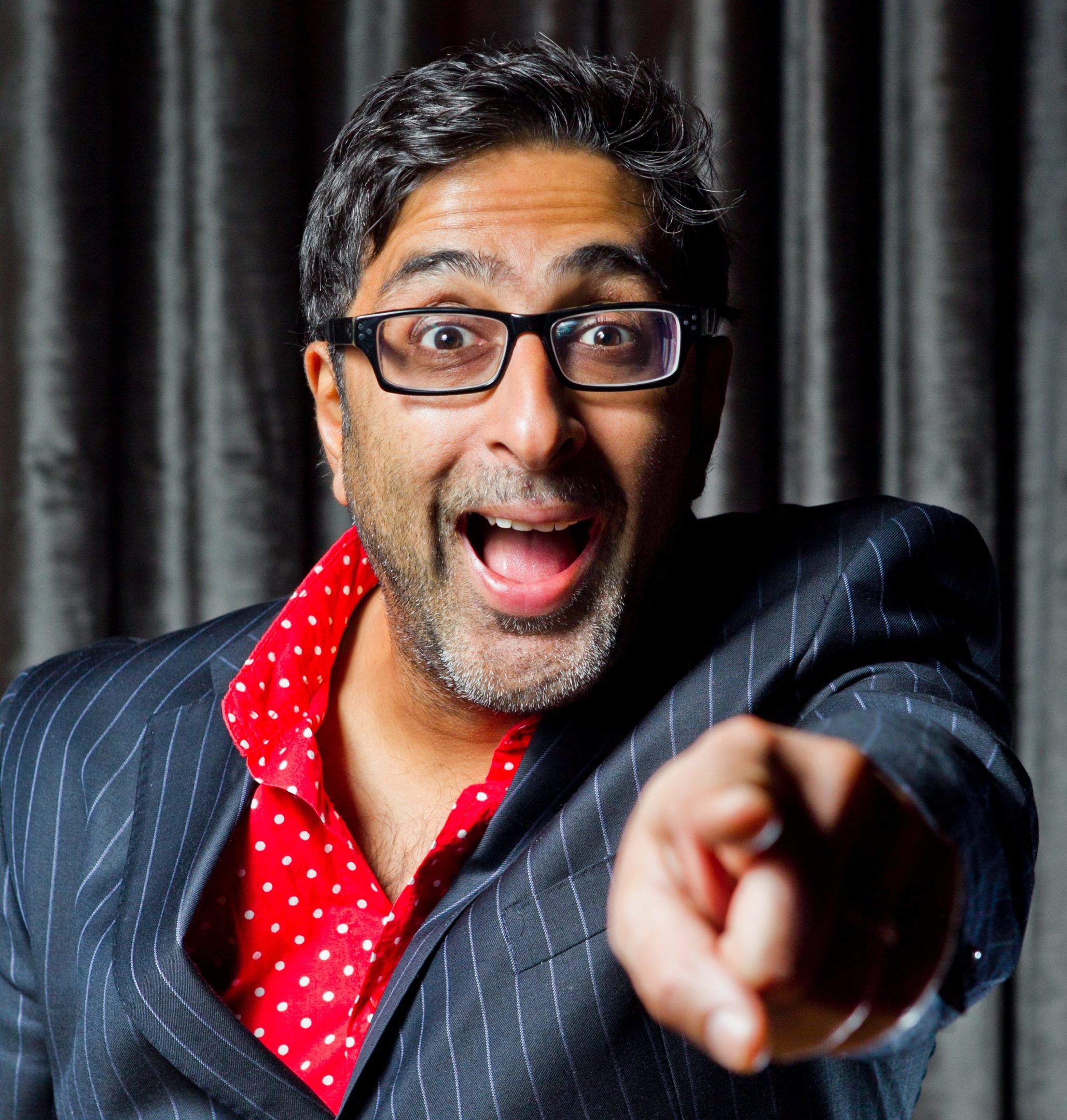 Still Game star Sanjeev Kohli will host the Street Party arena at Edinburgh's Hogmanay (Andrew Cawley)