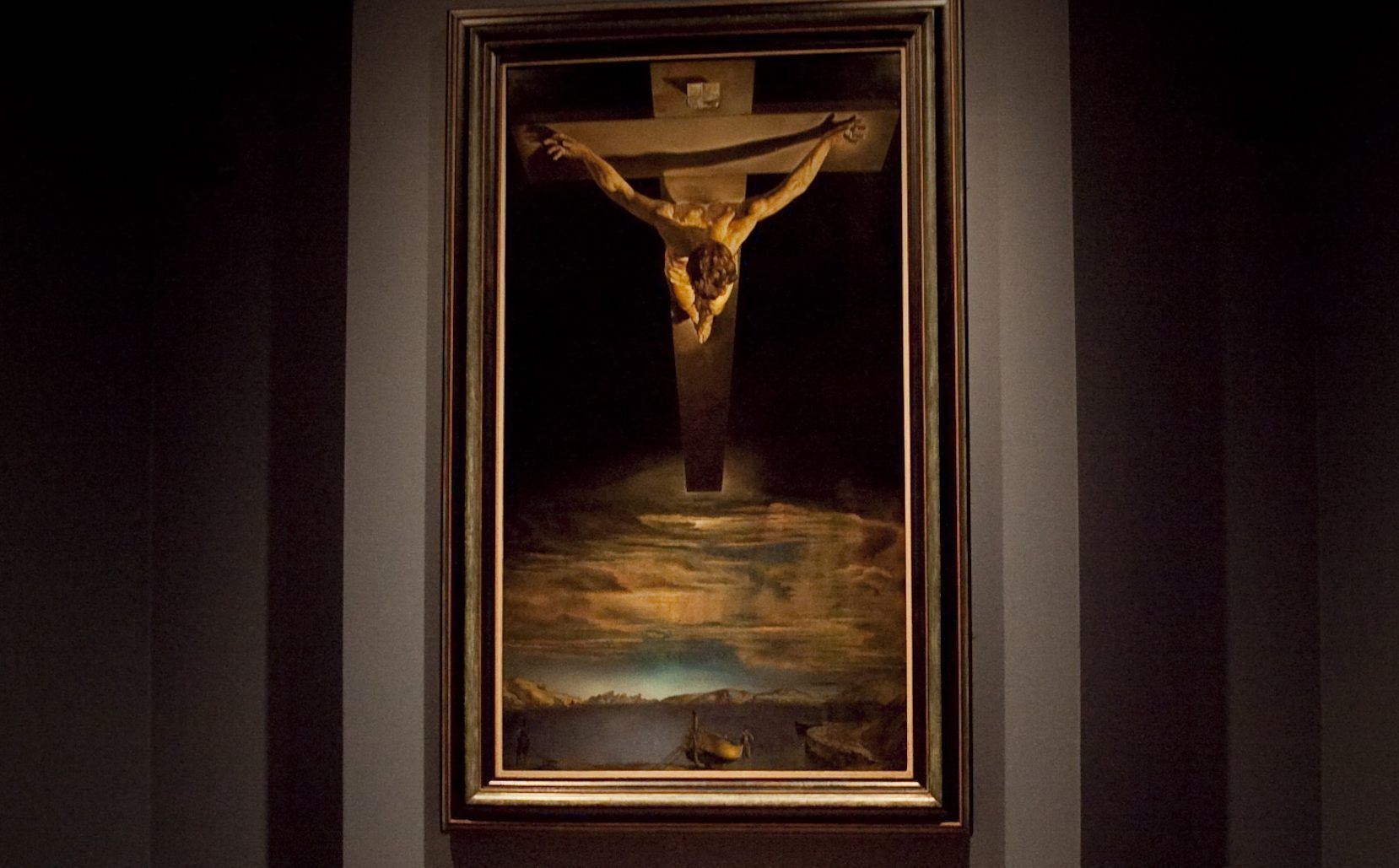 Salvador Dali's iconic Christ of St John of the Cross (Johnny Mclauchlan / Universal News and Sport)