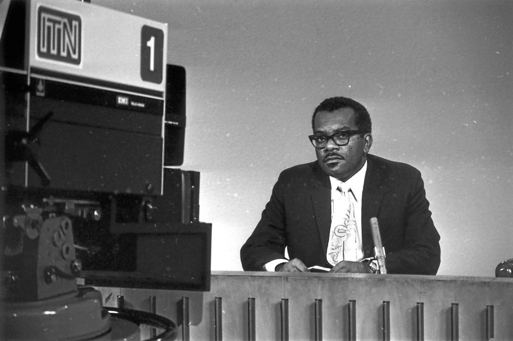 Trevor MacDonald joined ITN as a reporter after working for the BBC on the Caribbean Service. (Keystone/Getty Images)