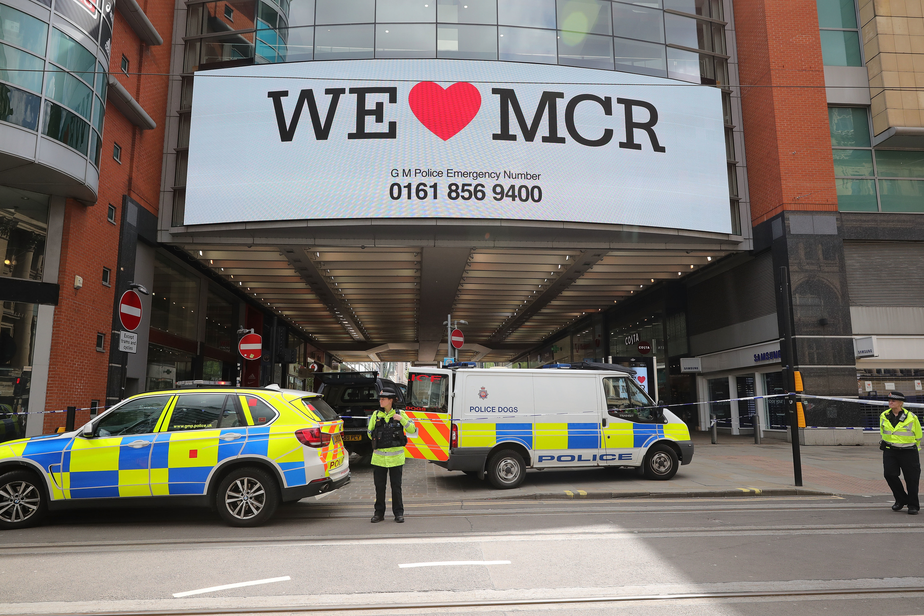 An explosion occurred at Manchester Arena as concert goers were leaving the venue after Ariana Grande had performed. Greater Manchester Police are treating the explosion as a terrorist attack and have confirmed 22 fatalities and 59 injured. (Christopher Furlong/Getty Images)