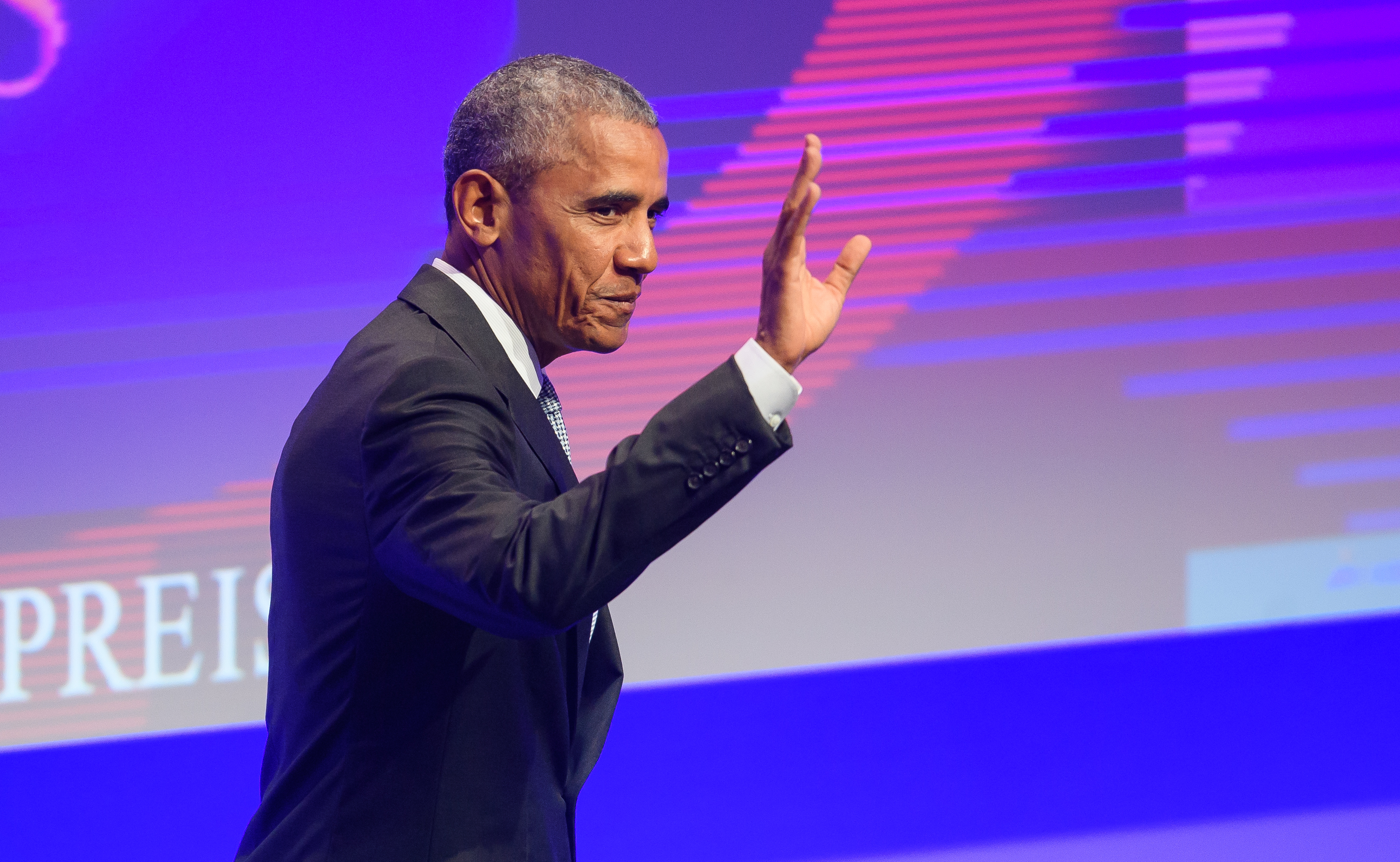 Former US president Barack Obama (Alexander Scheuber/Getty Images)