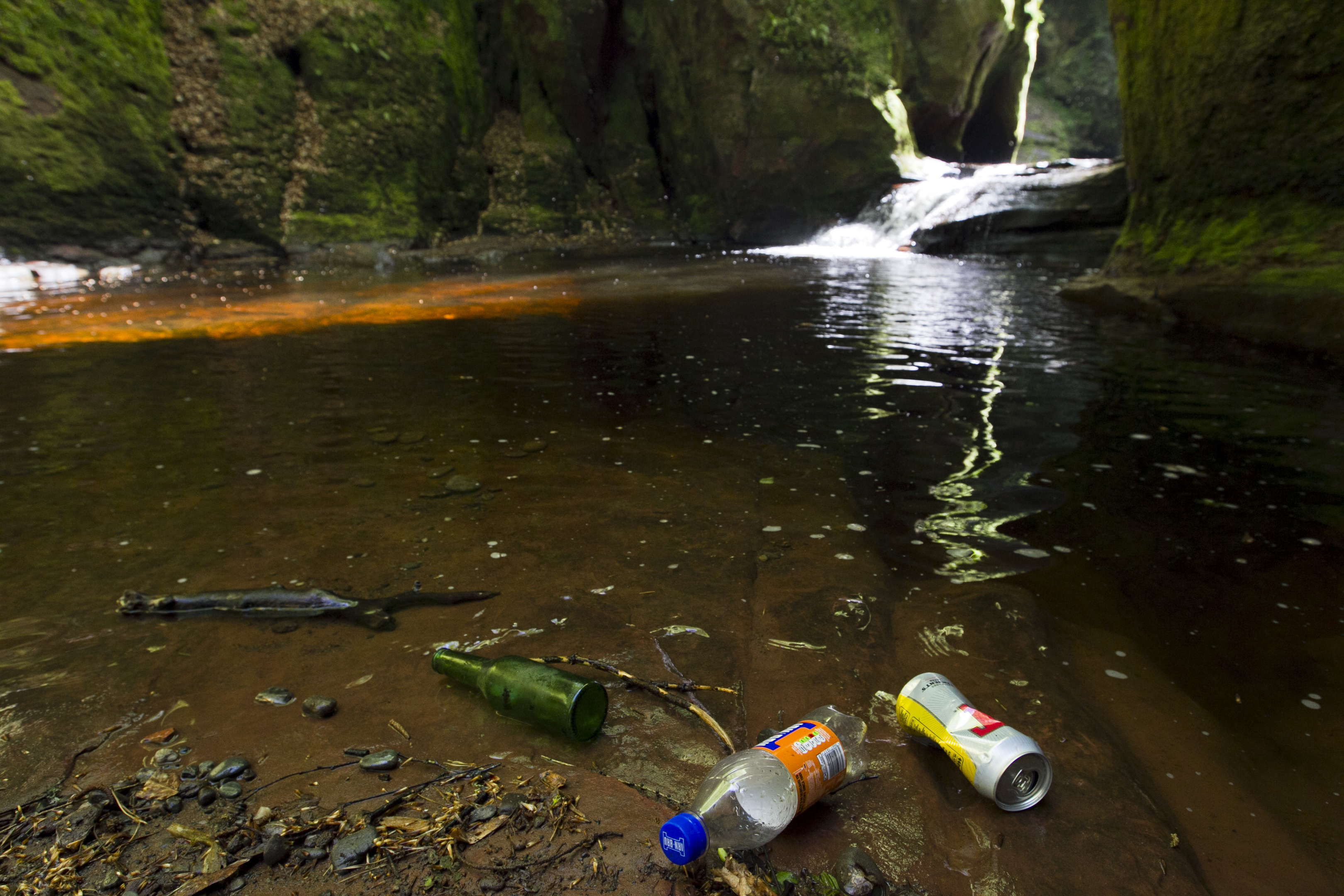 Litter has blighted places like the Devil's Pulpit