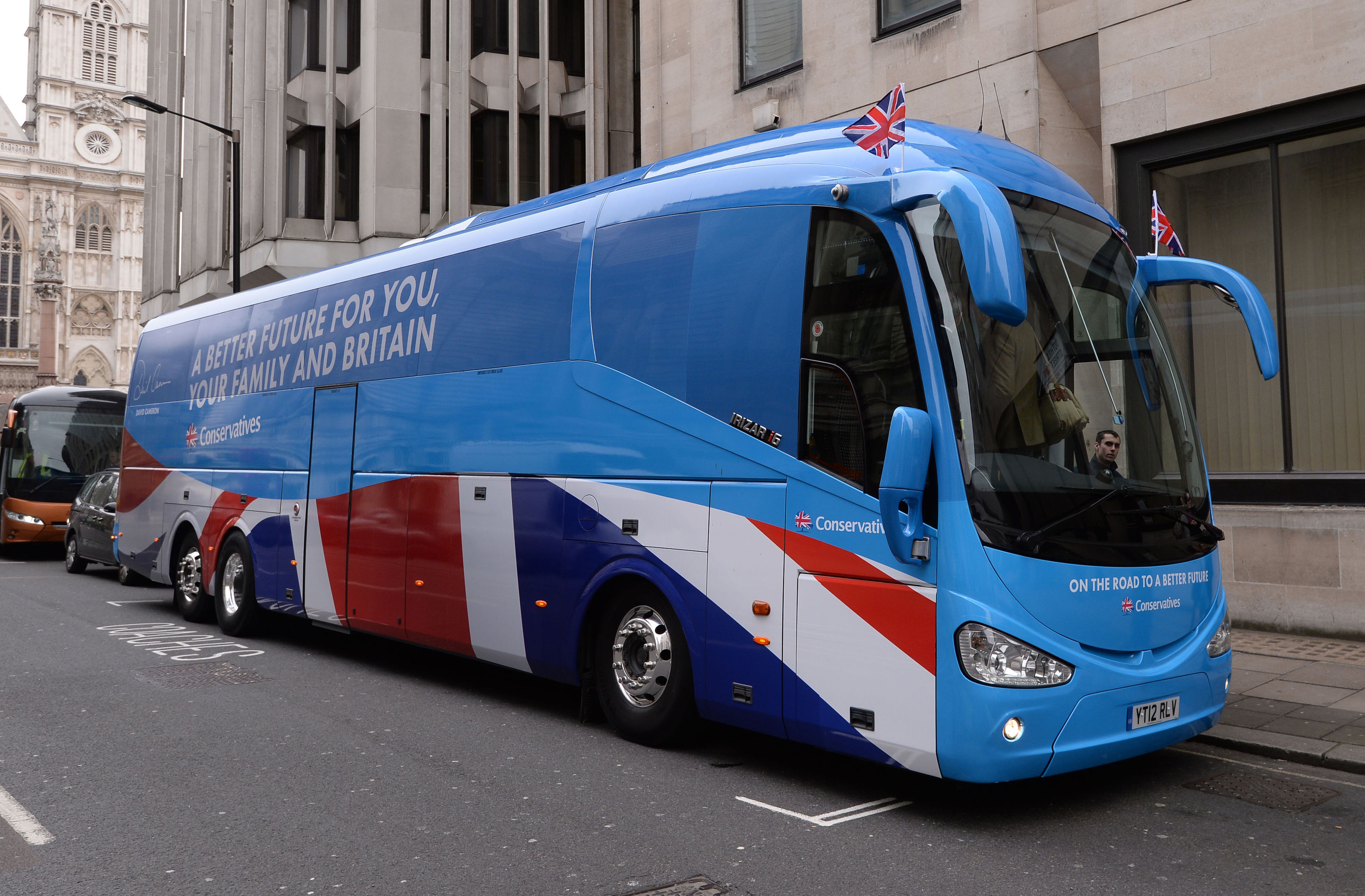 Conservative Party General Election 'battle bus' at the centre of allegations (Stefan Rousseau/PA Wire)