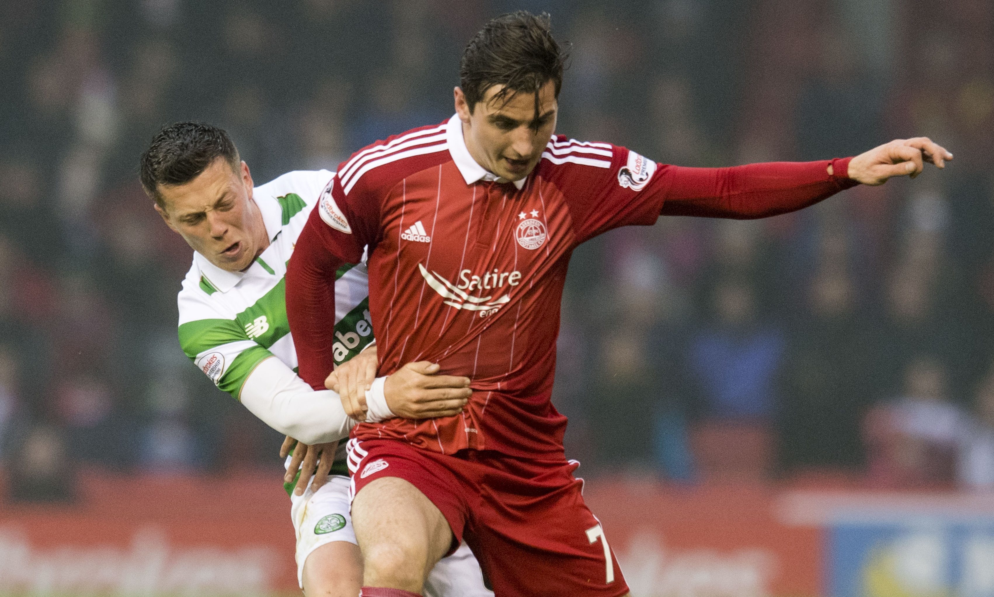 Callum McGregor (left) with Kenny McLean (SNS)