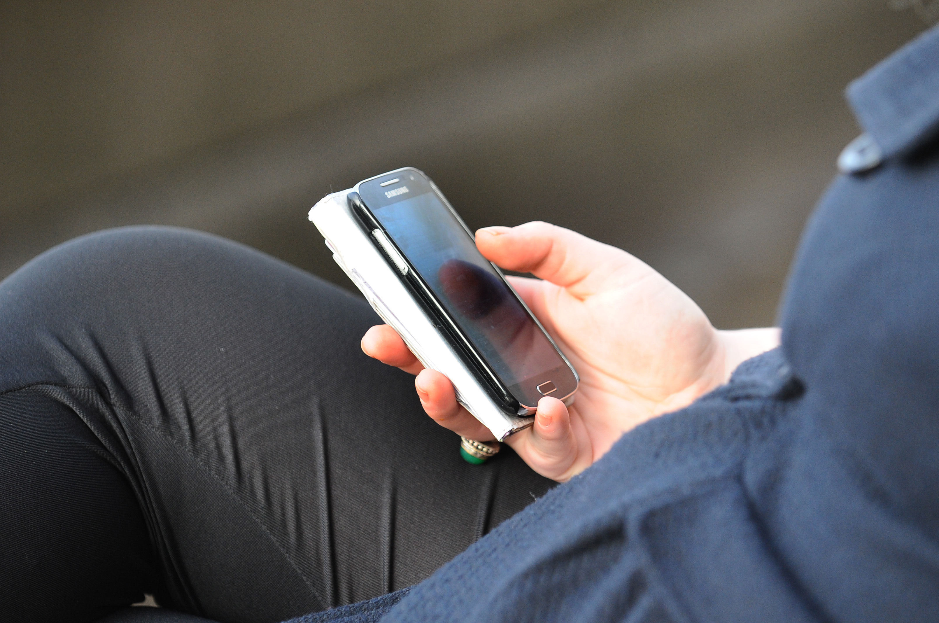 Some 35% consider the ability to use gadgets such as smartphones and tablets before choosing a mode of transport or accommodation, according to the poll of 2,052 people commissioned by train ticket retailer Trainline. (Lauren Hurley/PA Wire)