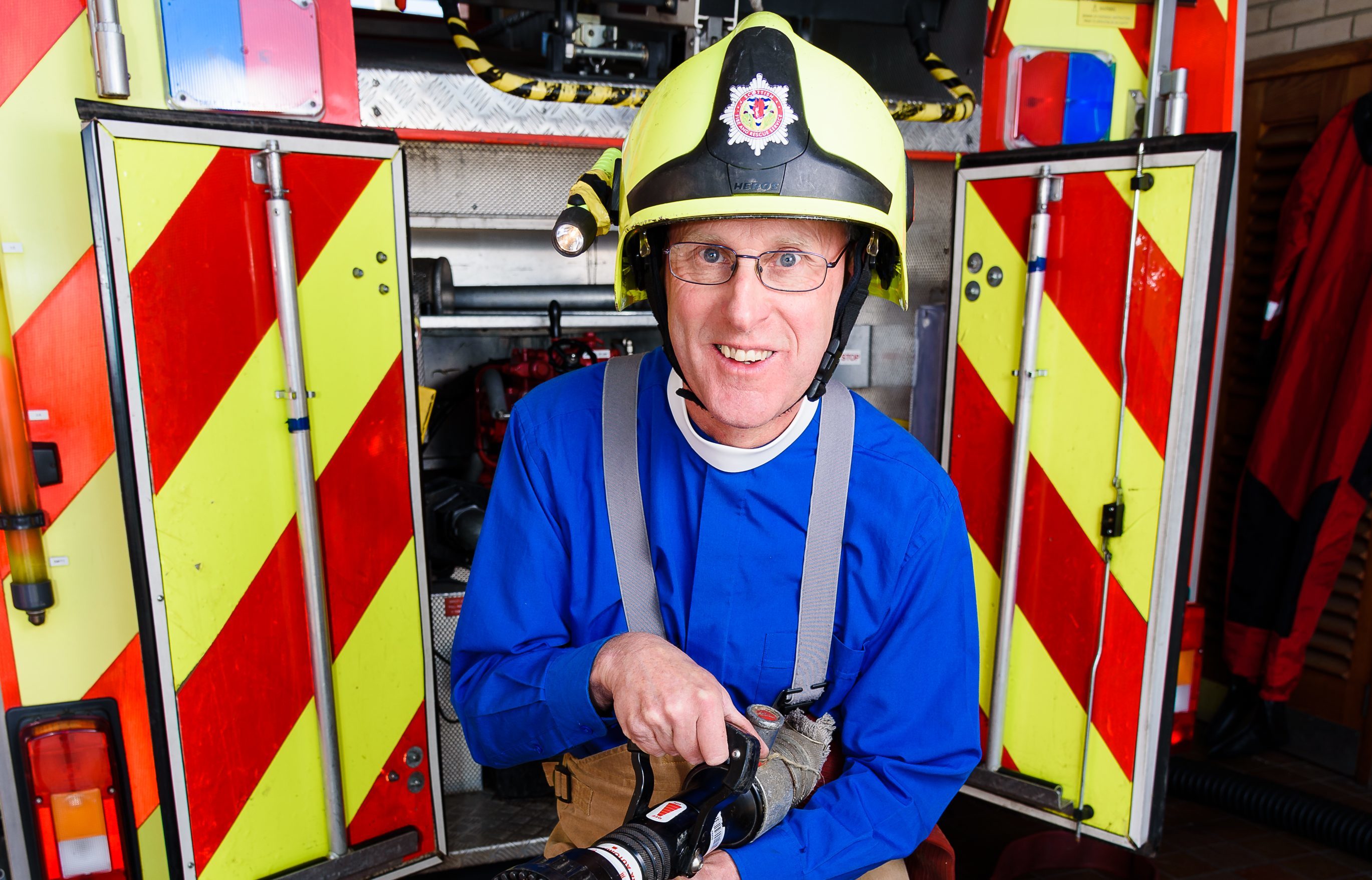 Rev Alex Currie is a full time minister and retained fireman (Stephen Jolly Photography)