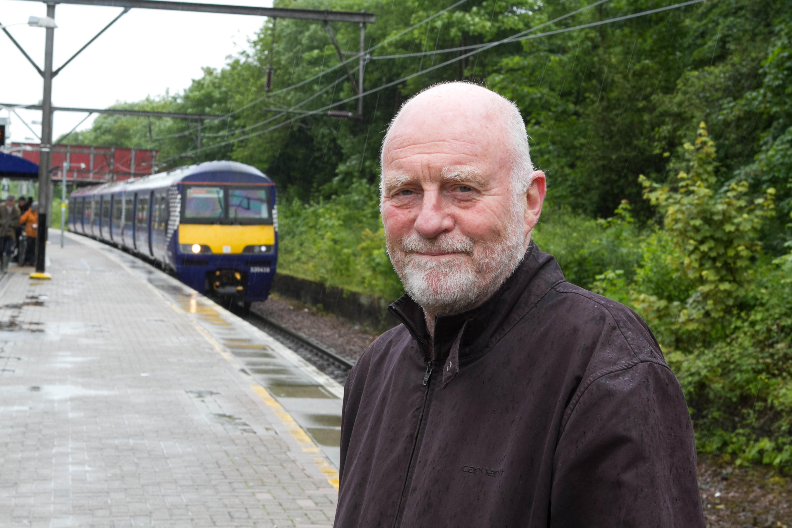 Stuart Campbell has written a book on his train journies and people he has met along the way (Chris Austin / DC Thomson)