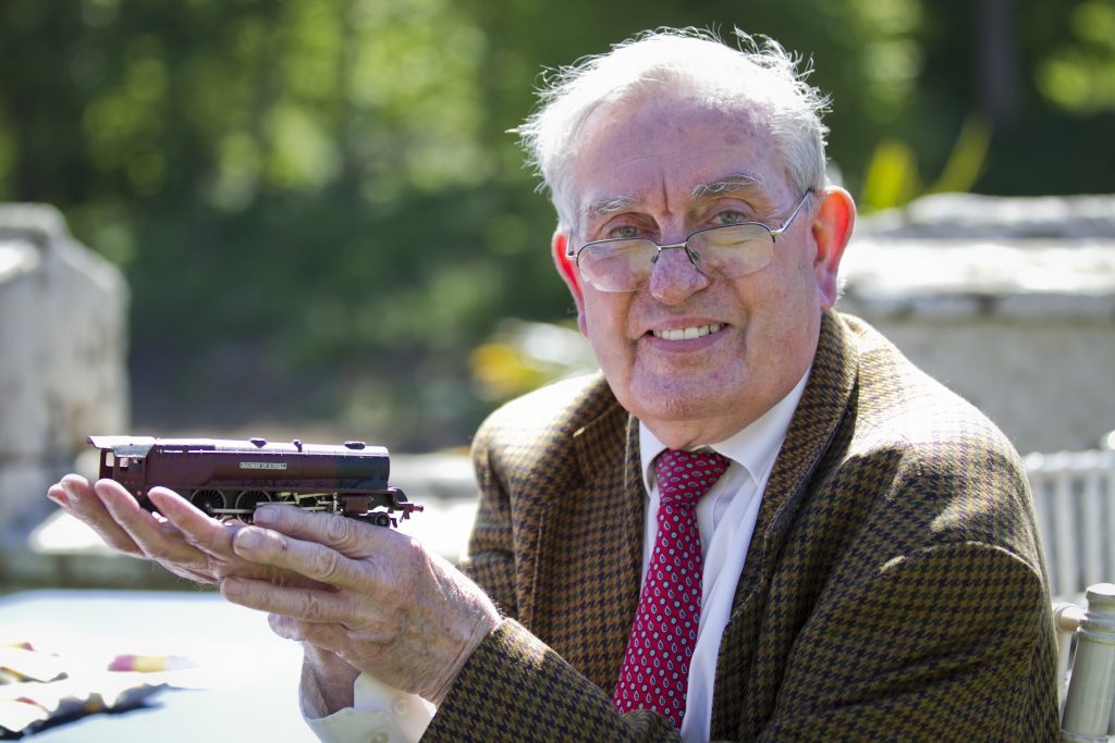 Tony Voak brought along his train set (Andrew Cawley / DC Thomson)