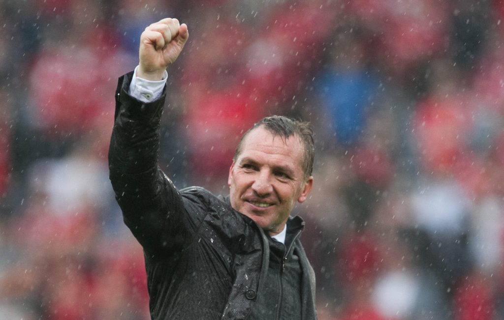 Brendan Rodgers during the Scottish Cup Final at Hampden Park (Sunday Post)