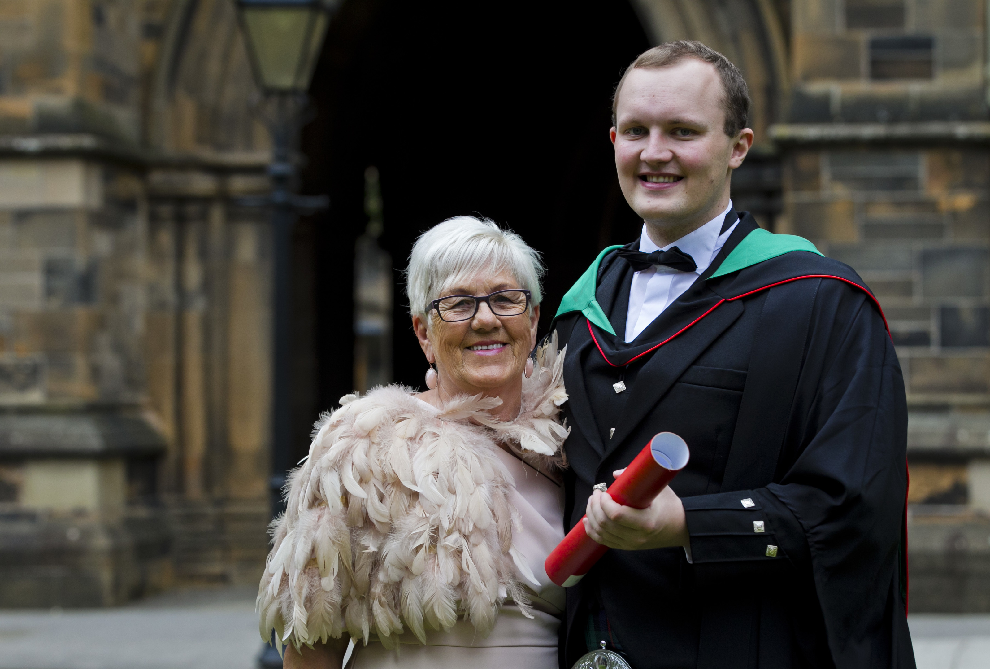 Jordan Bain graduated from Glasgow University (Andrew Cawley / DC Thomson)