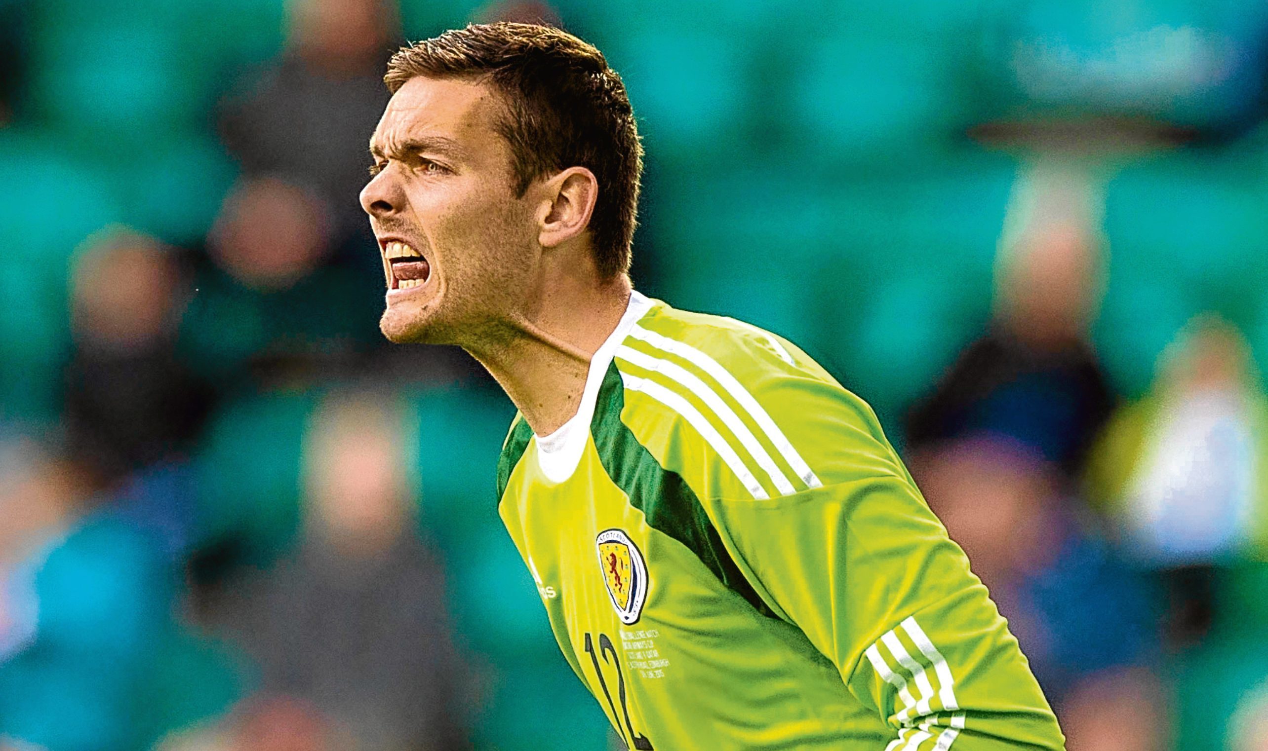 Celtic keeper Craig Gordon in action for Scotland (SNS Group)