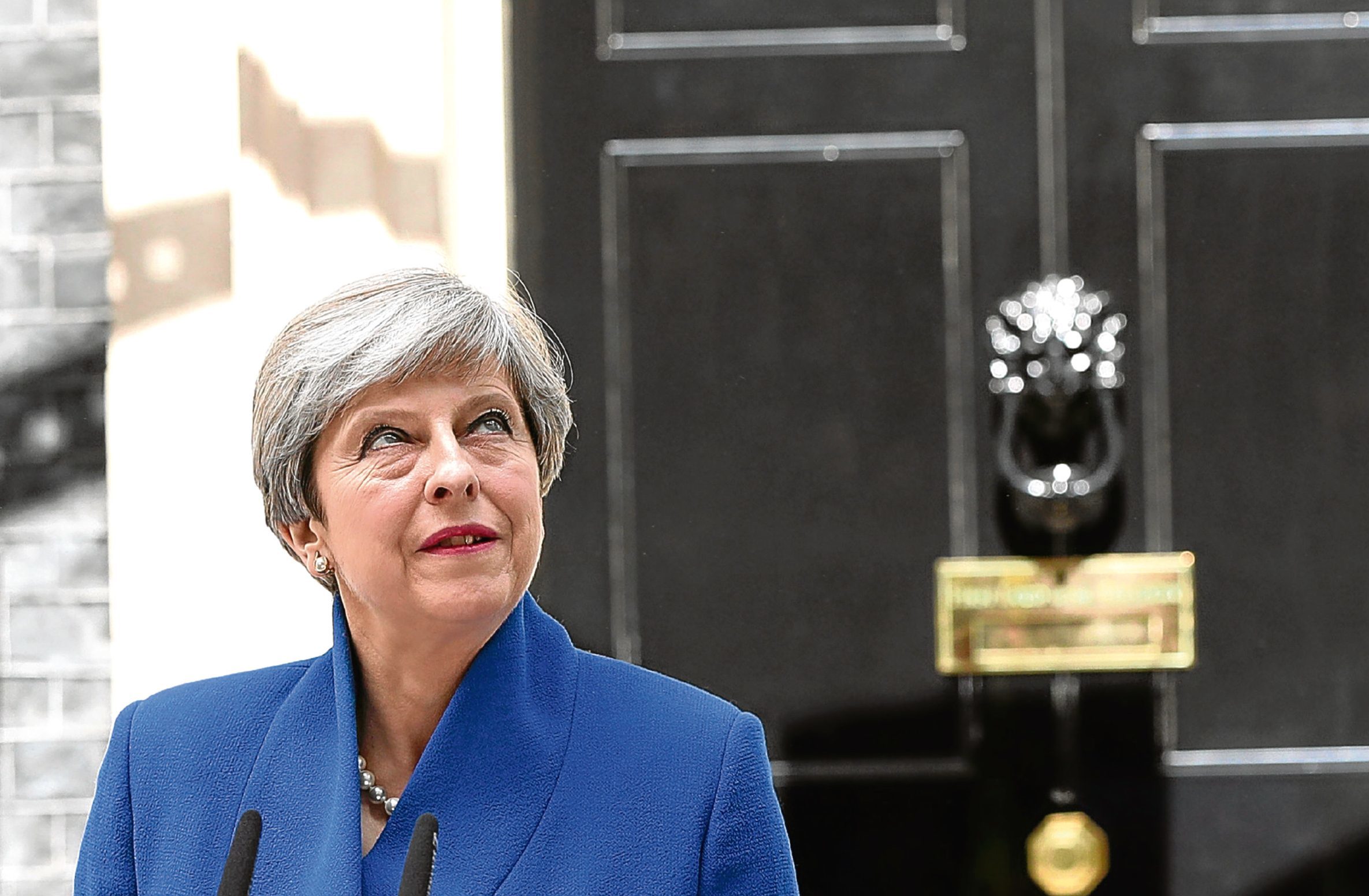 Prime Minister Theresa May makes a statement (Jonathan Brady/PA Wire)