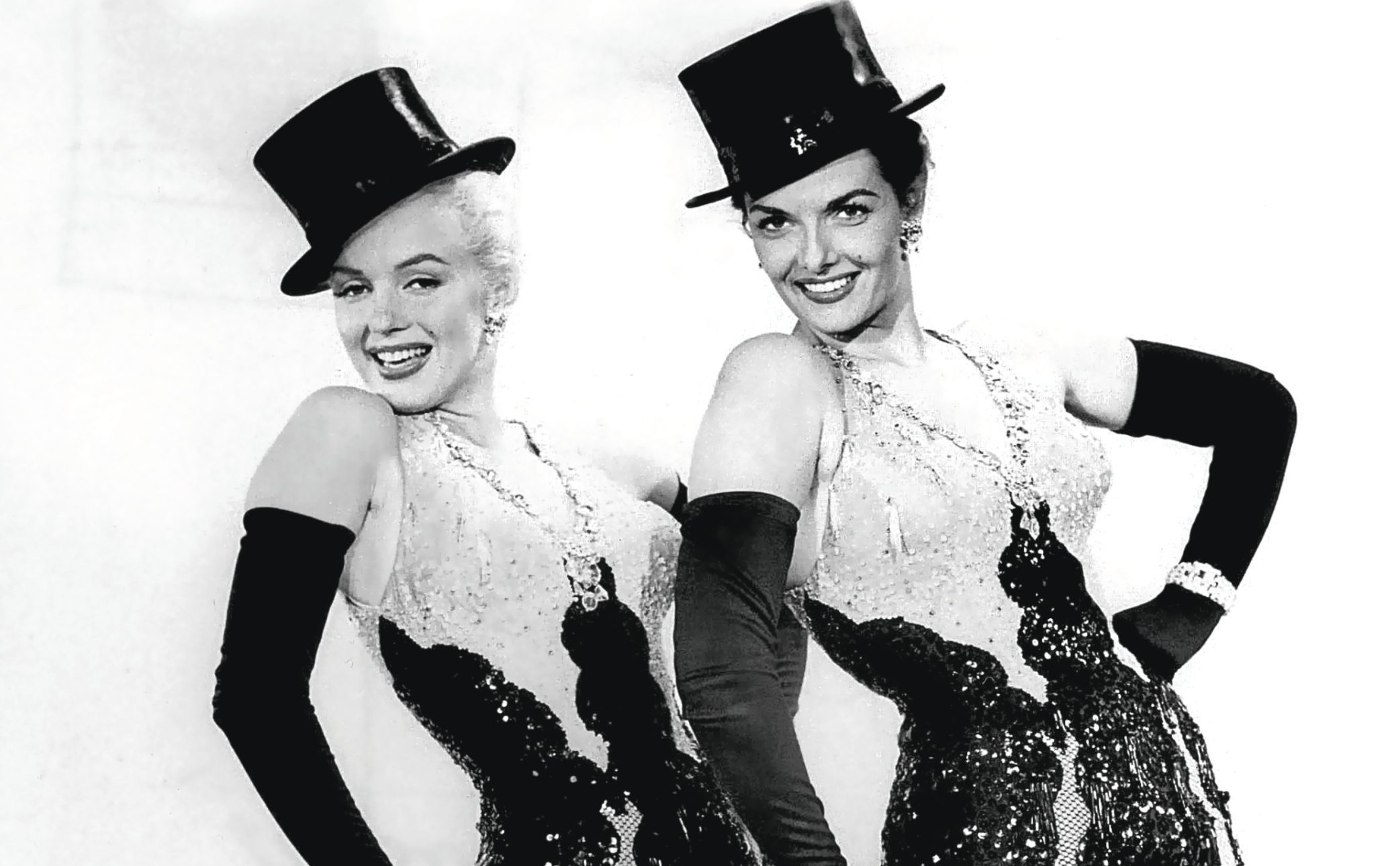 Marilyn Monroe and Jane Russell in 1953 film Gentlemen Prefer Blondes (Allstar/20TH CENTURY)