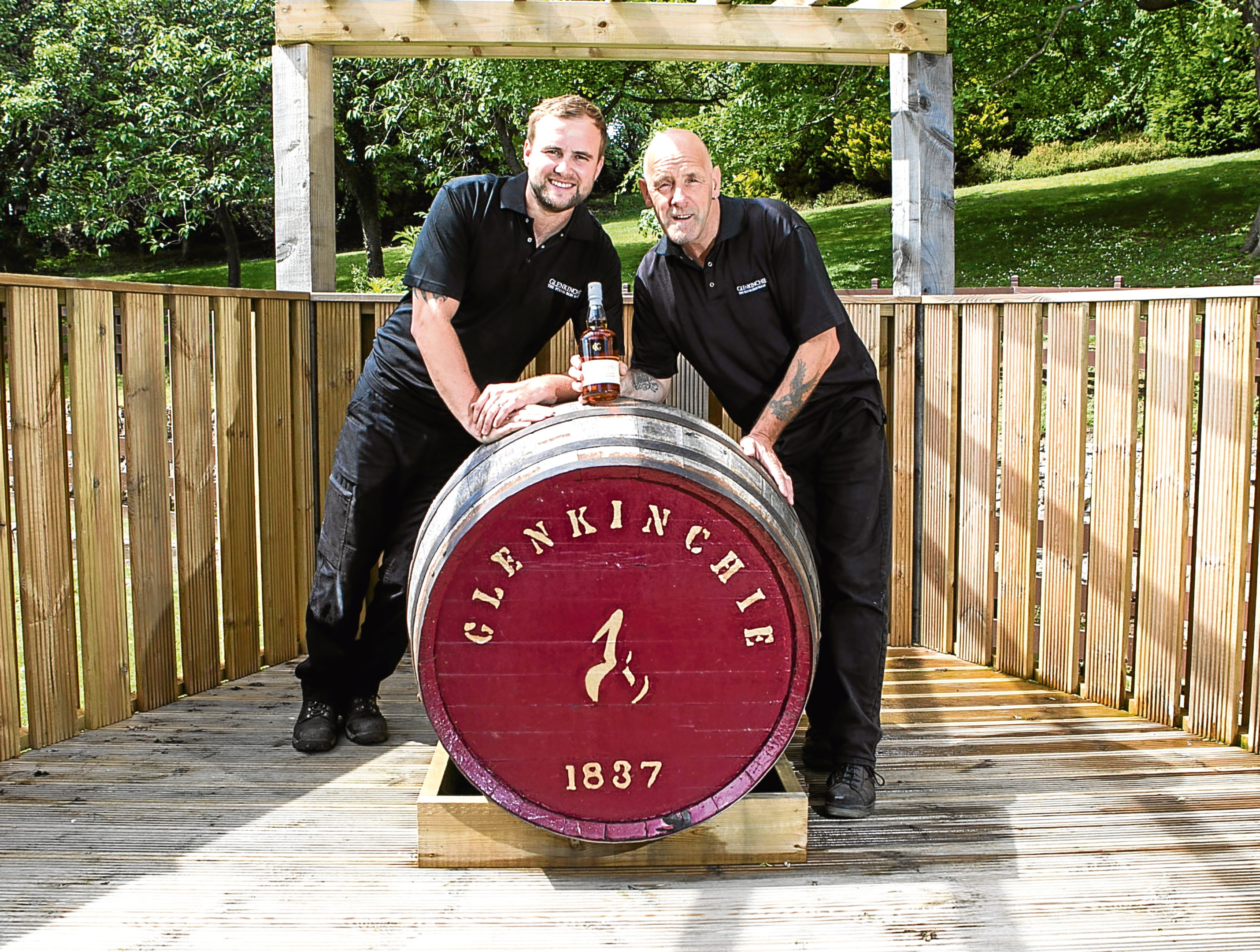 Shawn Christie and dad Adam are 3rd and 4th generation to work at Glenkinchie distillery (Sunday Post)