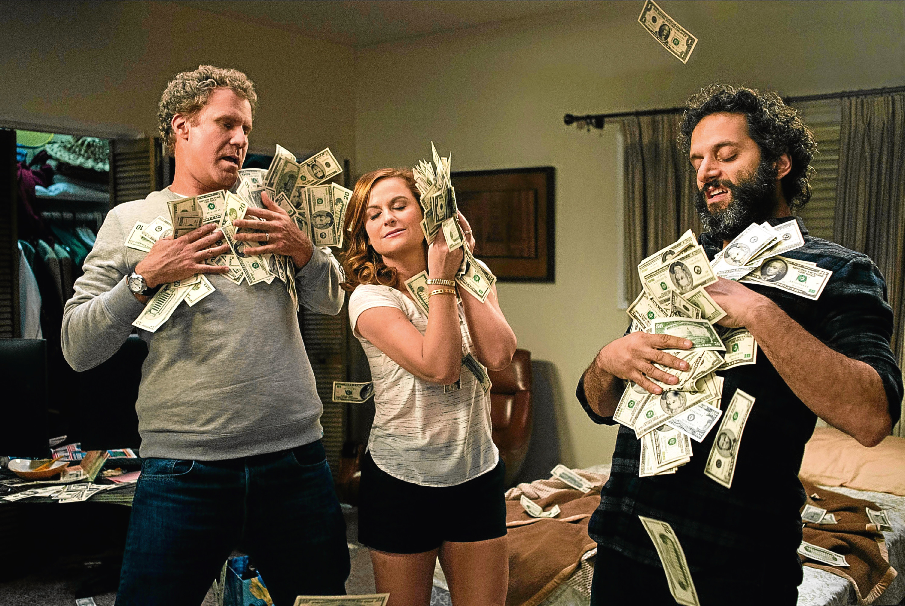 Will Ferrell , Amy Poehler and Jason Mantzoukas in a scene of the film "The House" (LILO/SIPA)
