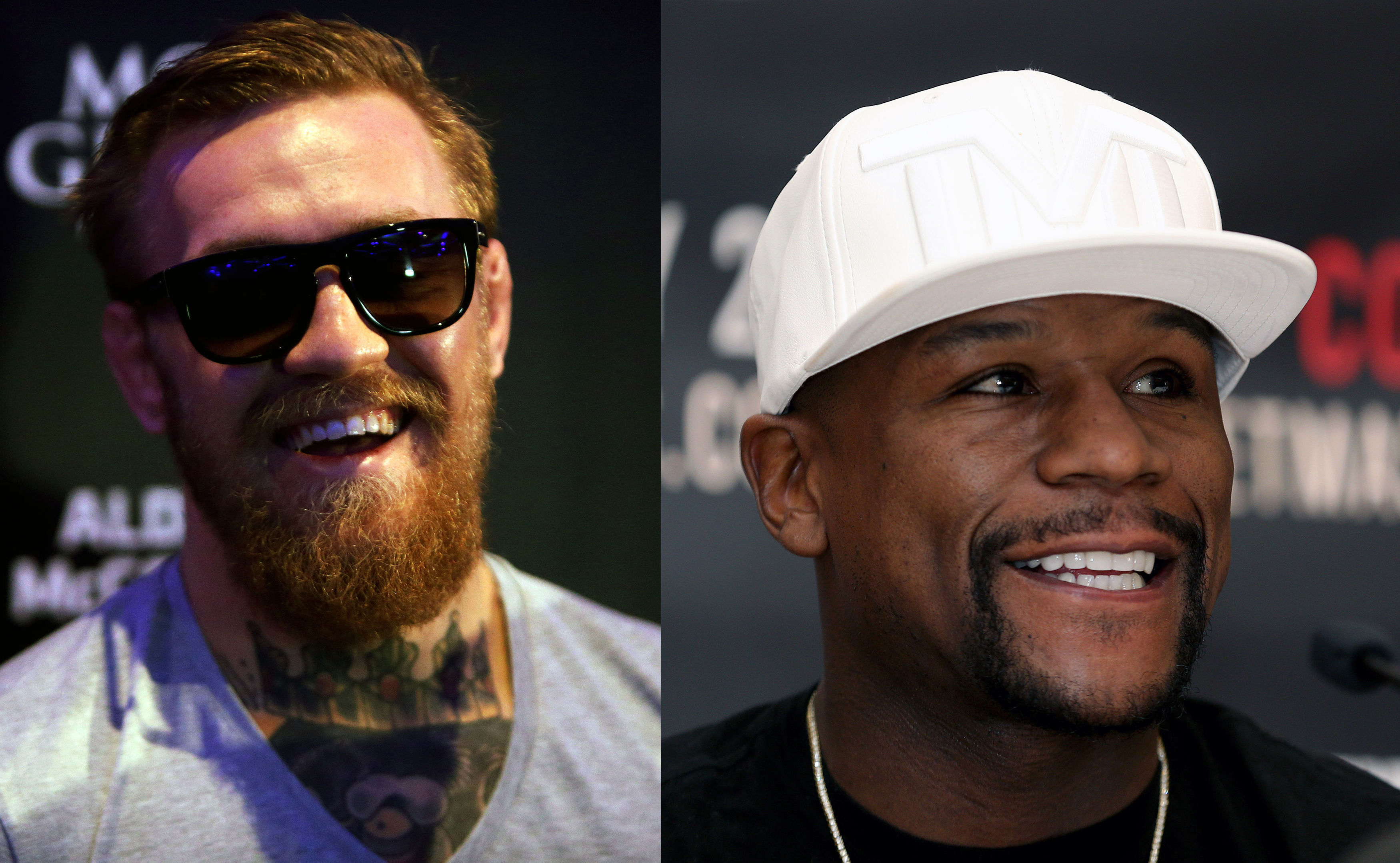 Conor McGregor (left) and Boxer Floyd Mayweather Jnr. (PA Wire)